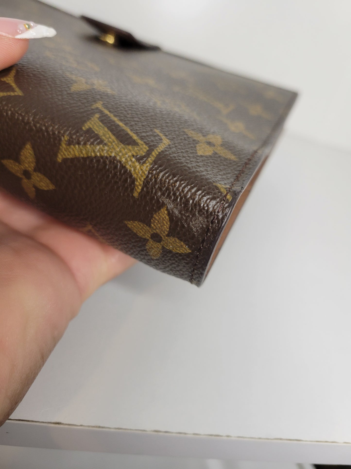 Louis Vuitton Monogram Agenda GM TH0039 *Initials SIA