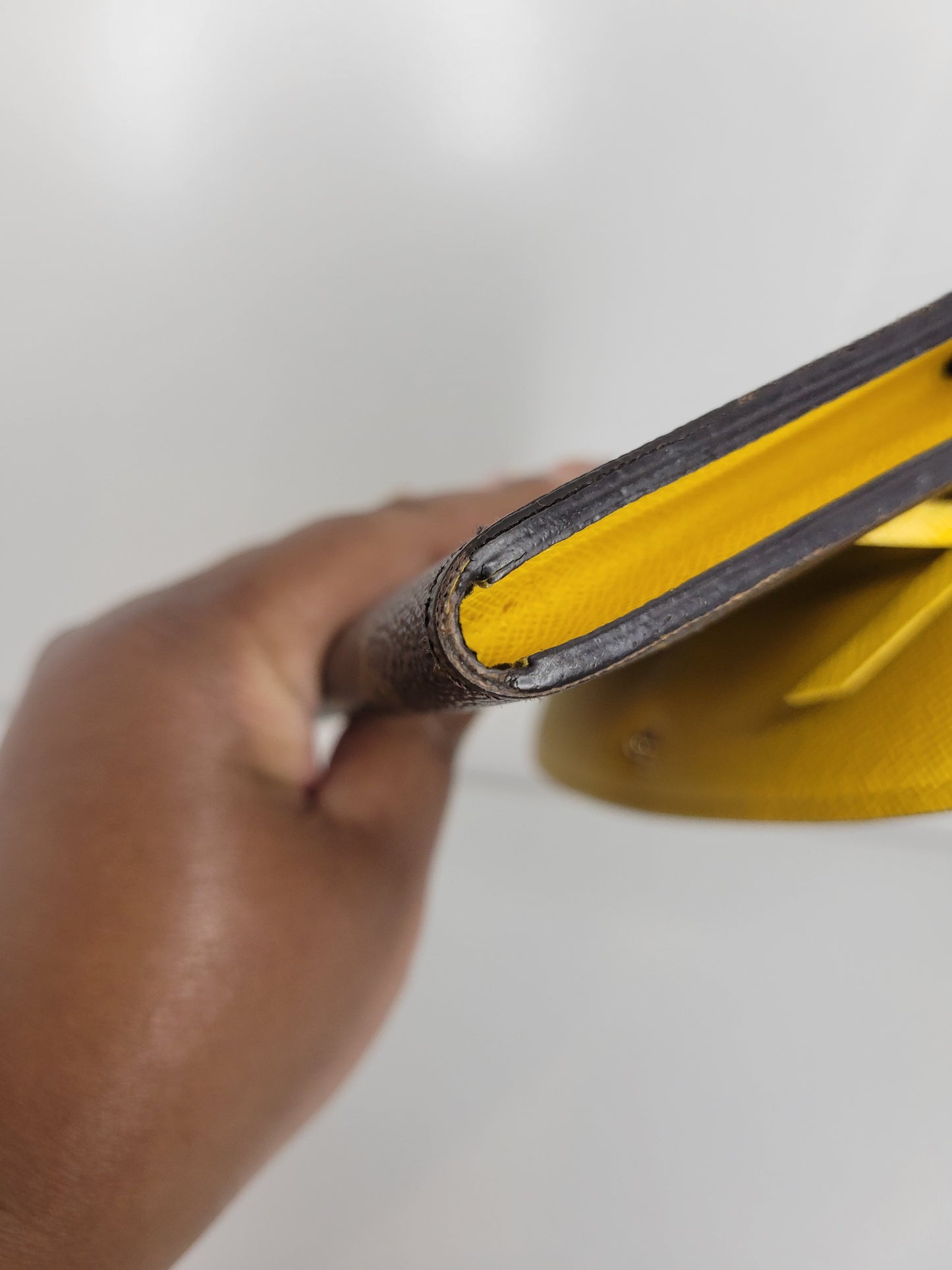 Louis Vuitton Monogram Yellow Emilie Wallet CA4185