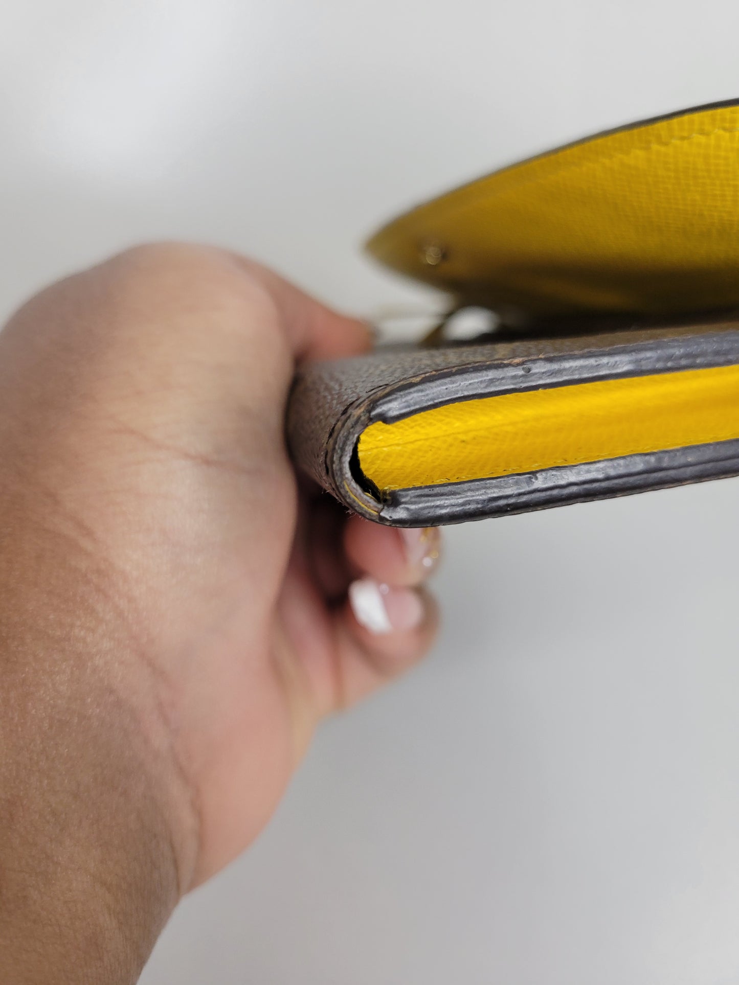 Louis Vuitton Monogram Yellow Emilie Wallet CA4185