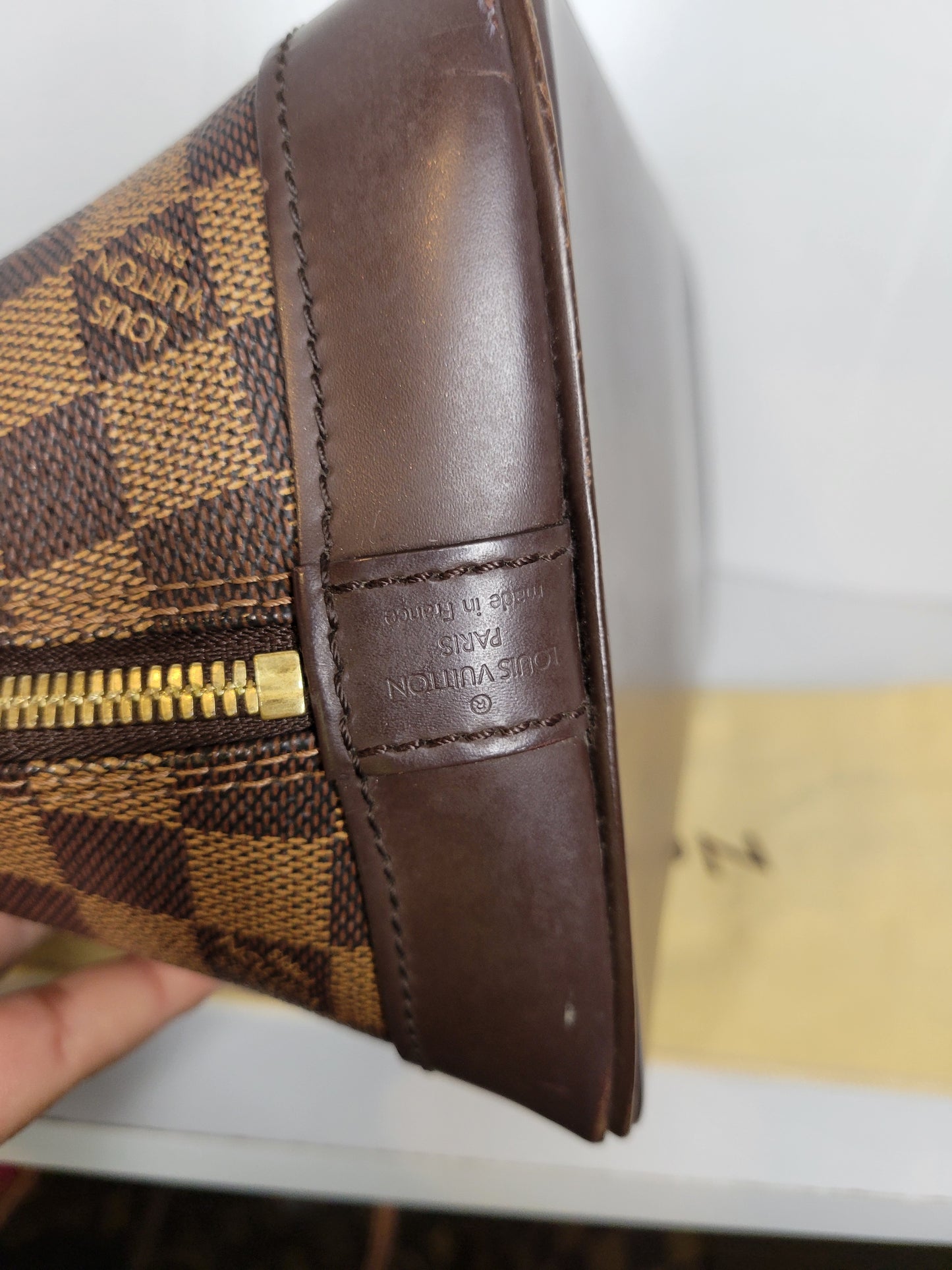 Louis Vuitton Damier Ebene Alma PM FL0024