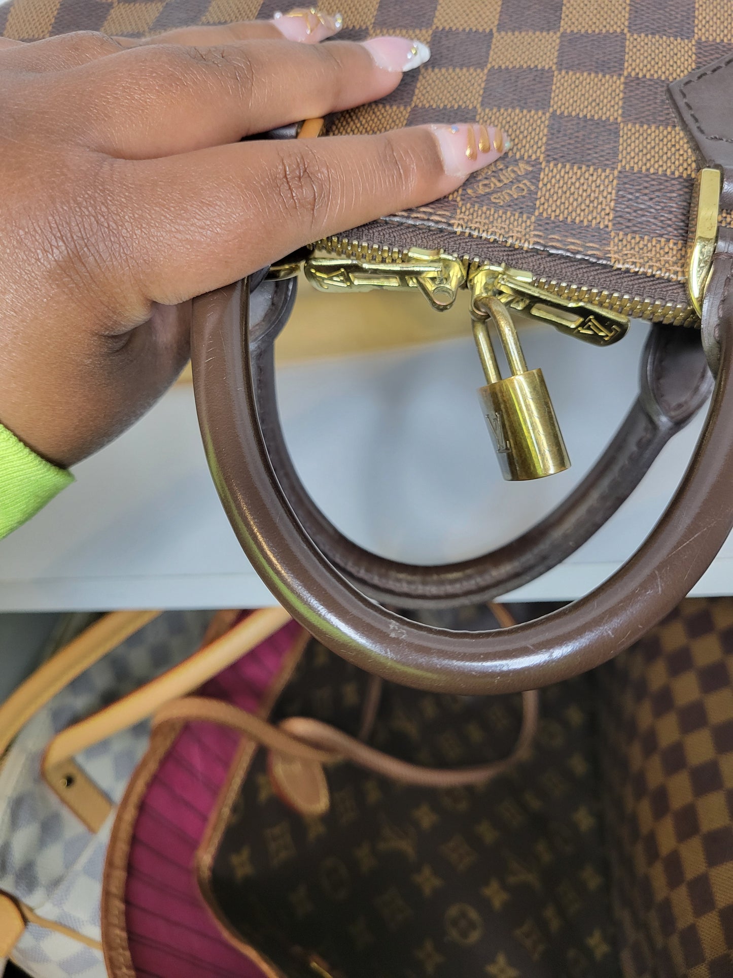 Louis Vuitton Damier Ebene Alma PM FL0024