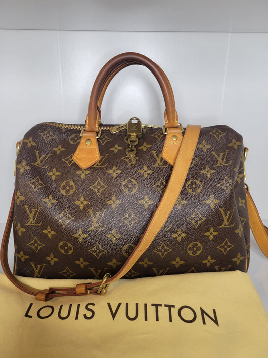 Louis Vuitton Monogram Speedy 30 Bandouliere SD2142