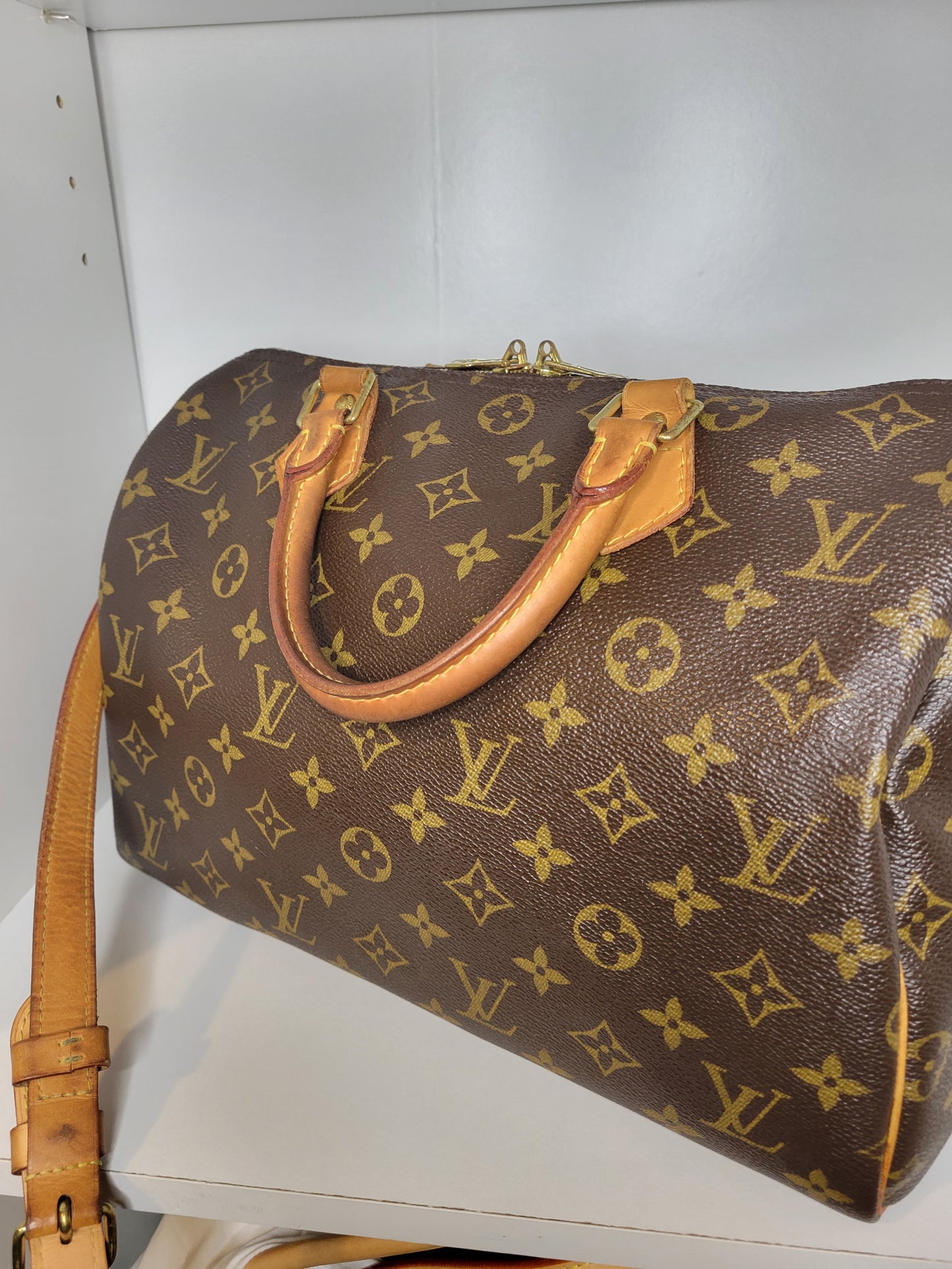 Louis Vuitton Monogram Speedy 30 Bandouliere SD2142