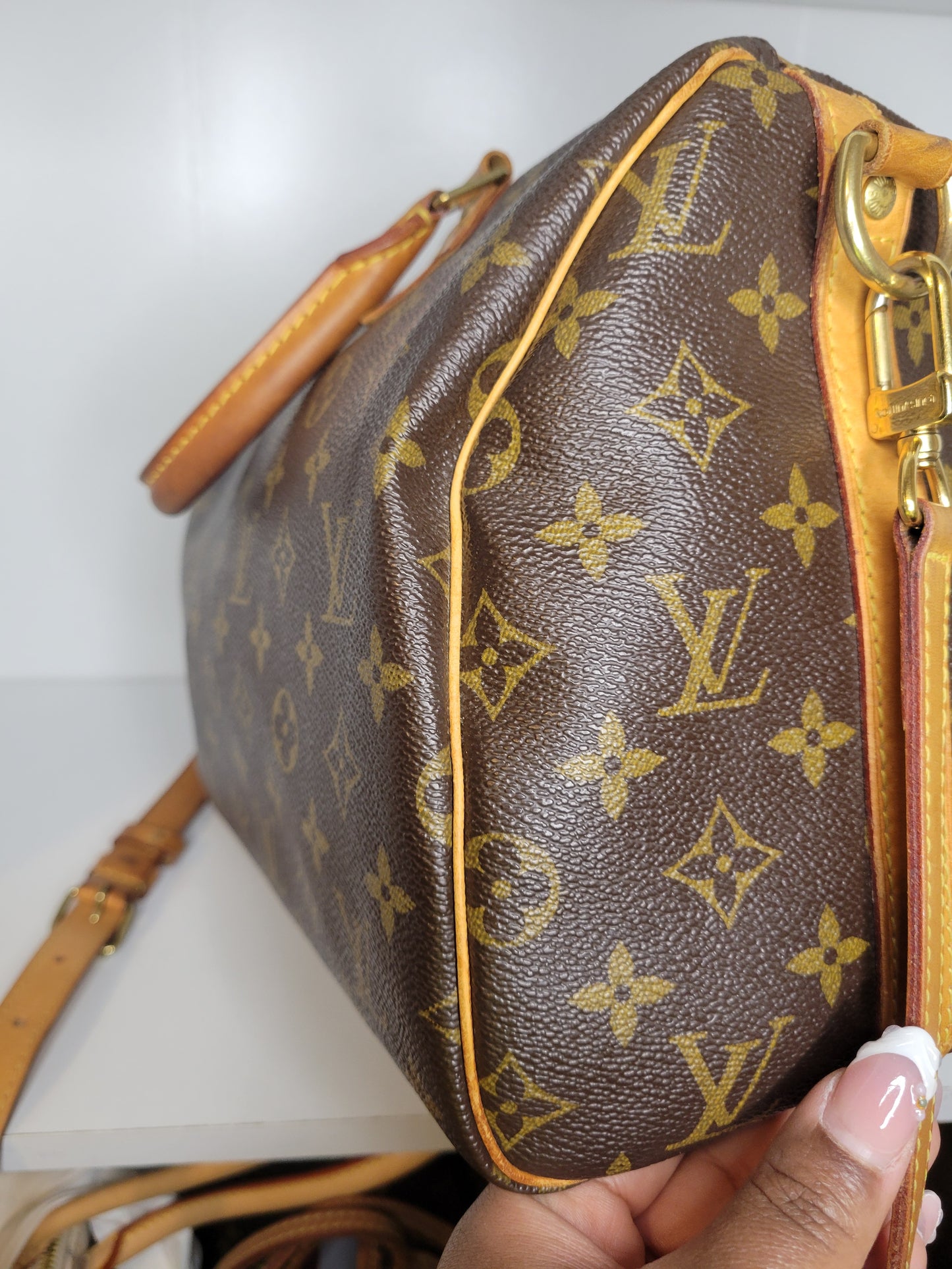 Louis Vuitton Monogram Speedy 30 Bandouliere SD2142