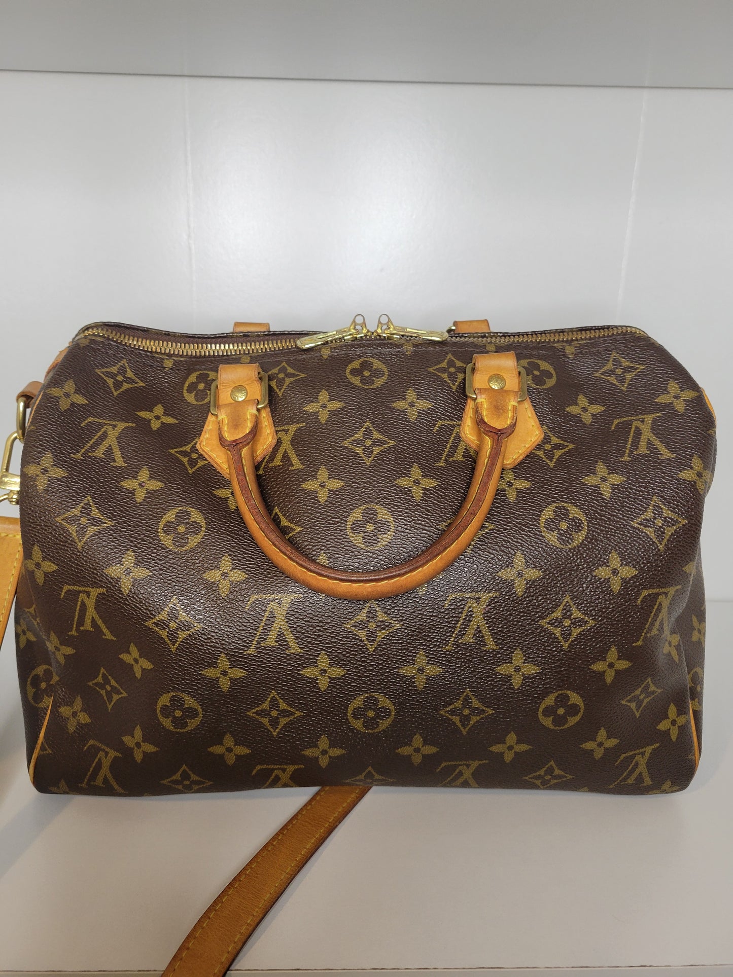 Louis Vuitton Monogram Speedy 30 Bandouliere SD2142