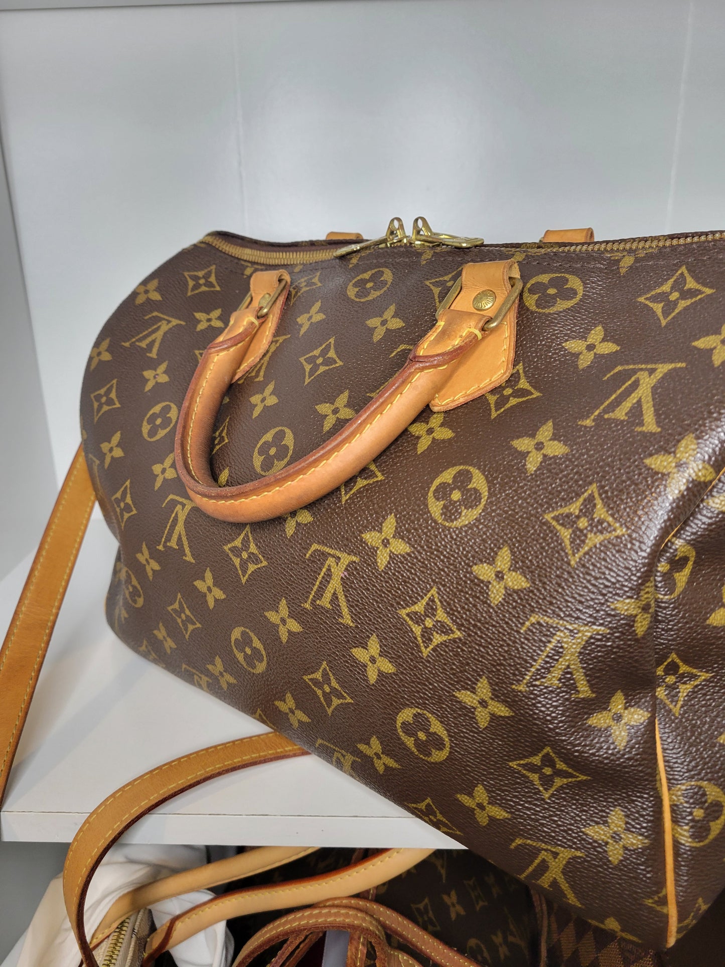 Louis Vuitton Monogram Speedy 30 Bandouliere SD2142