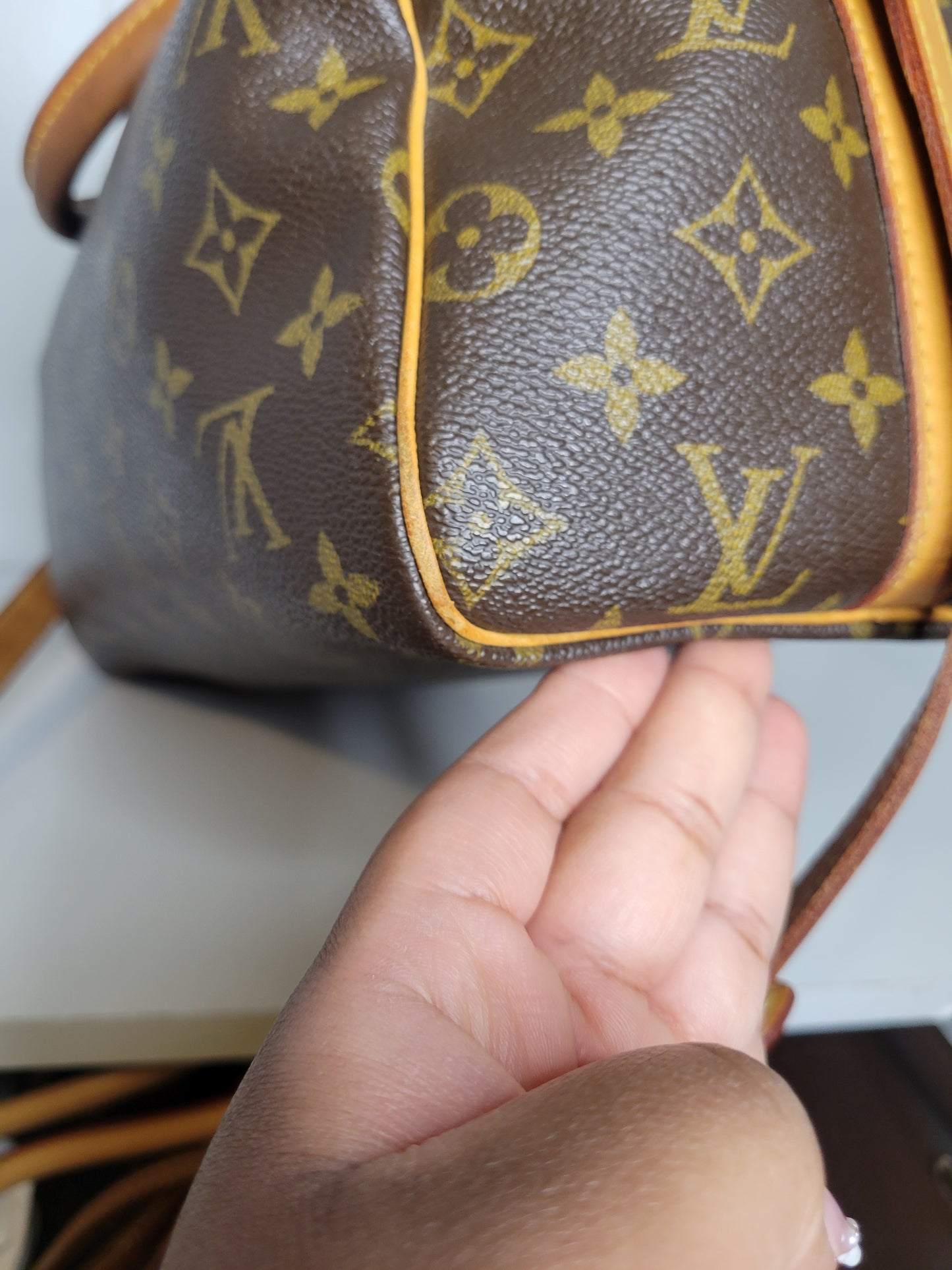 Louis Vuitton Monogram Speedy 30 Bandouliere SD2142