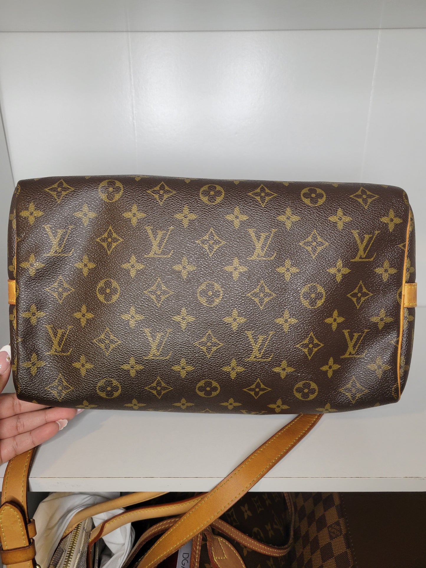 Louis Vuitton Monogram Speedy 30 Bandouliere SD2142