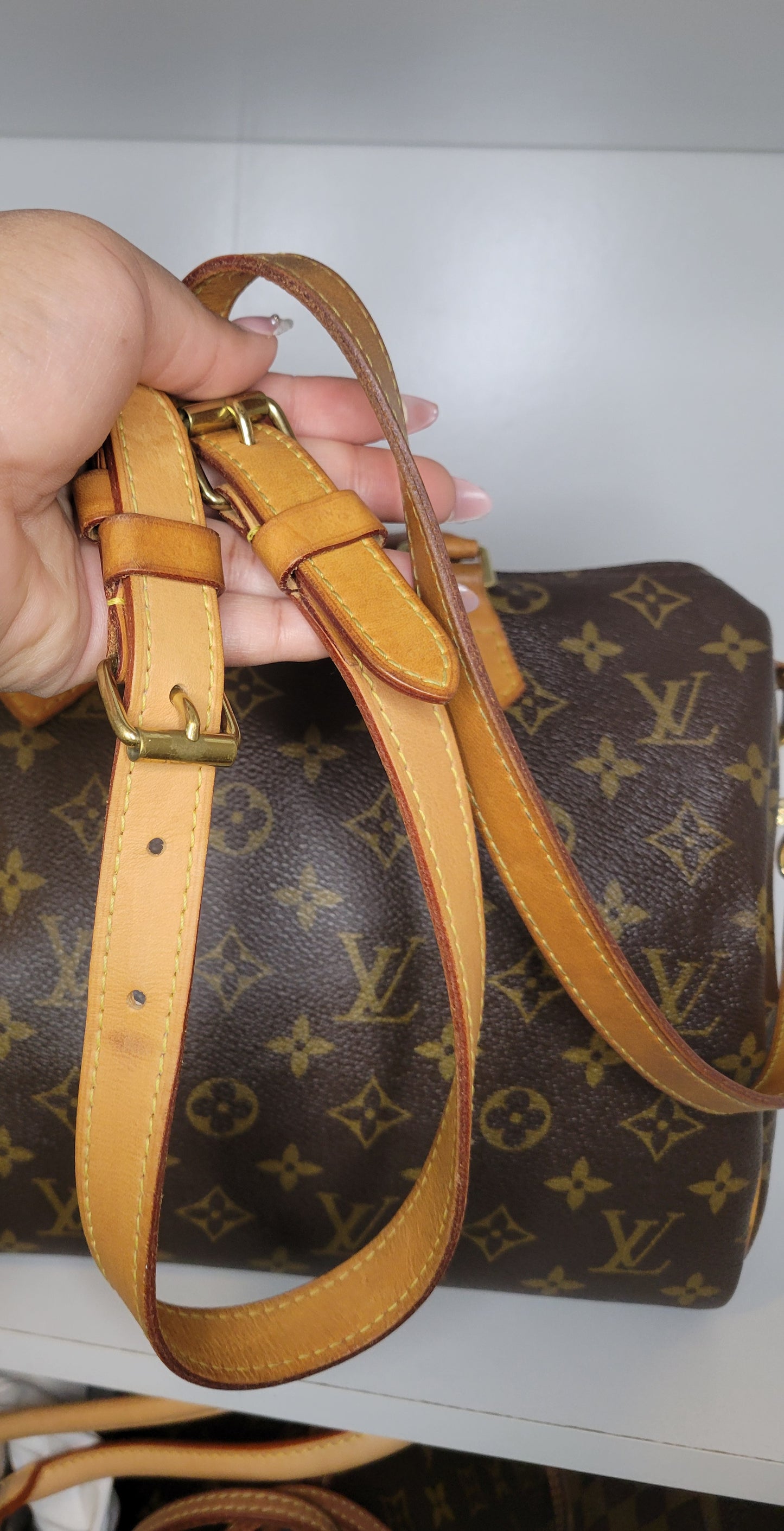 Louis Vuitton Monogram Speedy 30 Bandouliere SD2142