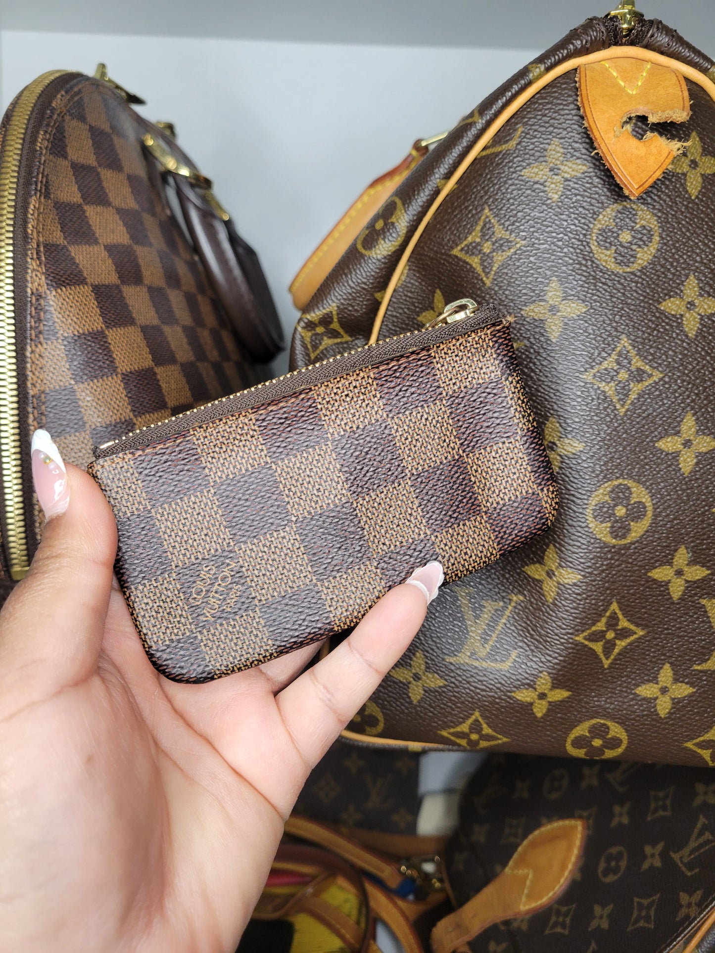 Louis Vuitton Damier Ebene Key Pouch SD0251