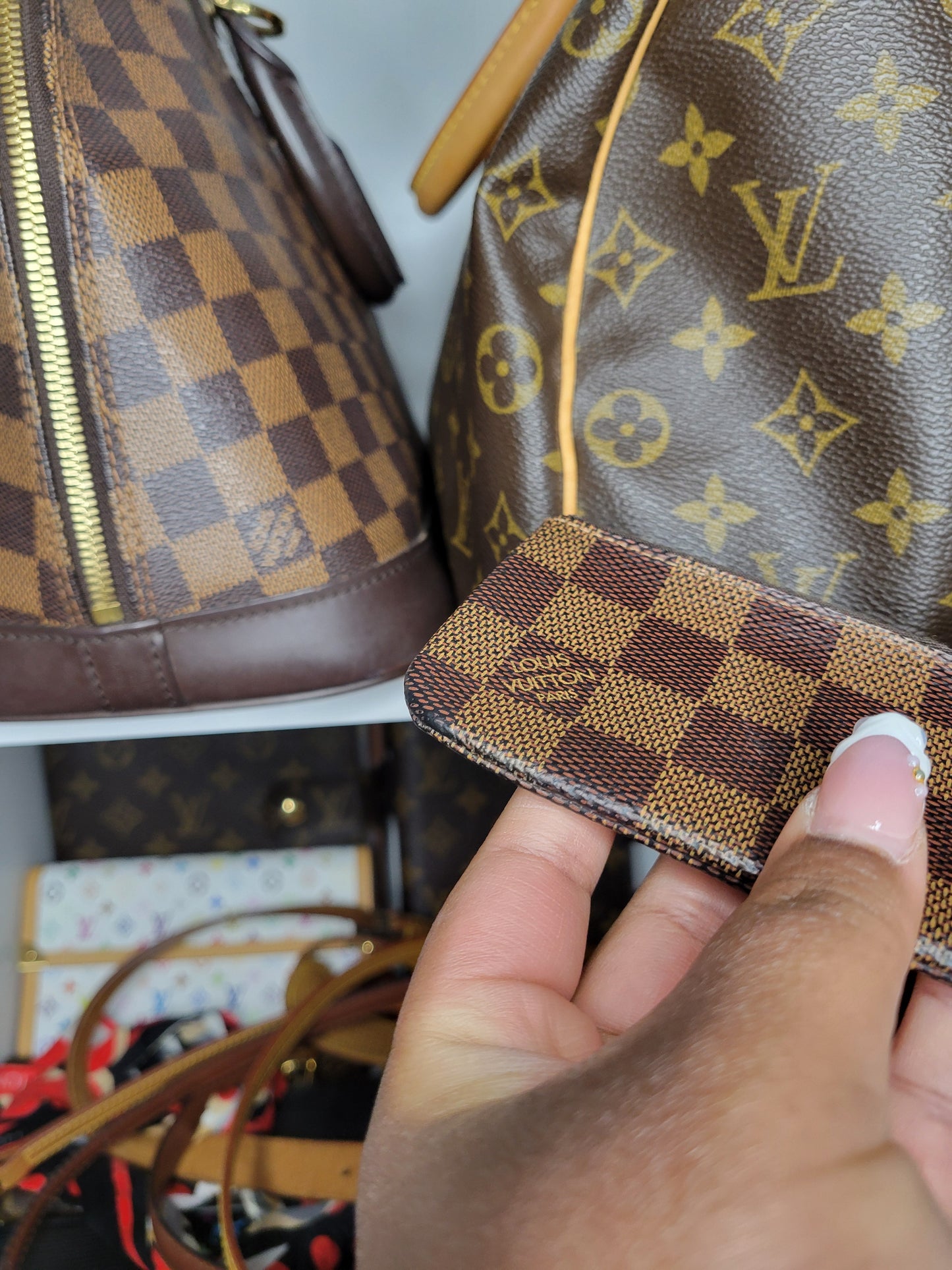 Louis Vuitton Damier Ebene Key Pouch SD0251