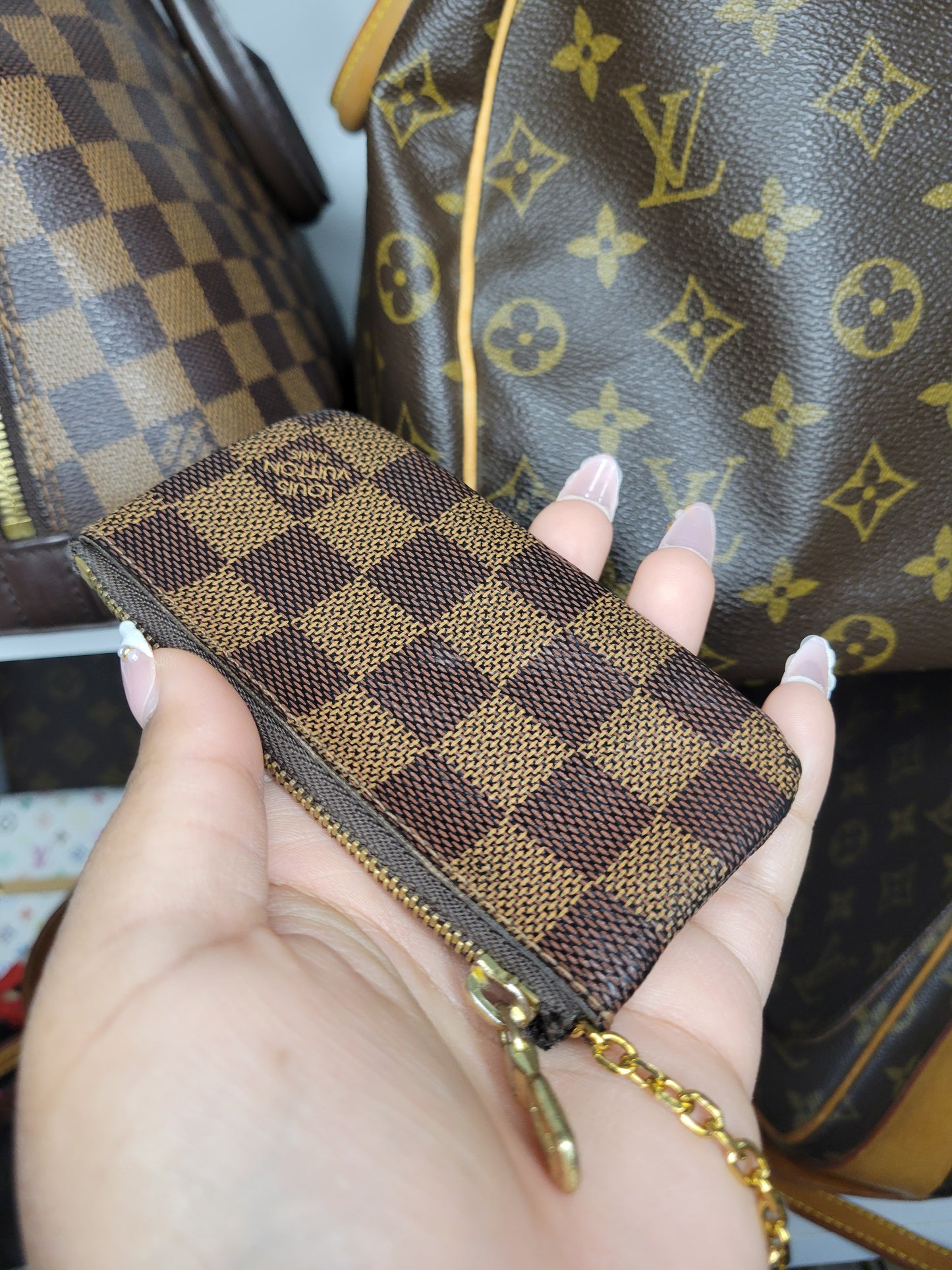 Louis Vuitton Damier Ebene Key Pouch SD0251