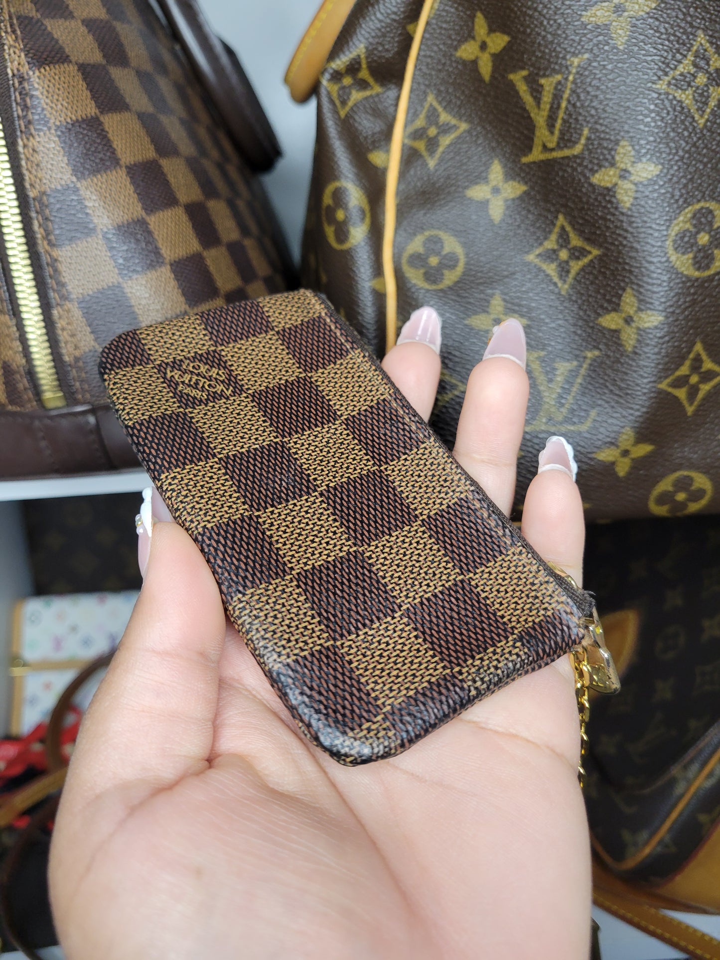 Louis Vuitton Damier Ebene Key Pouch SD0251