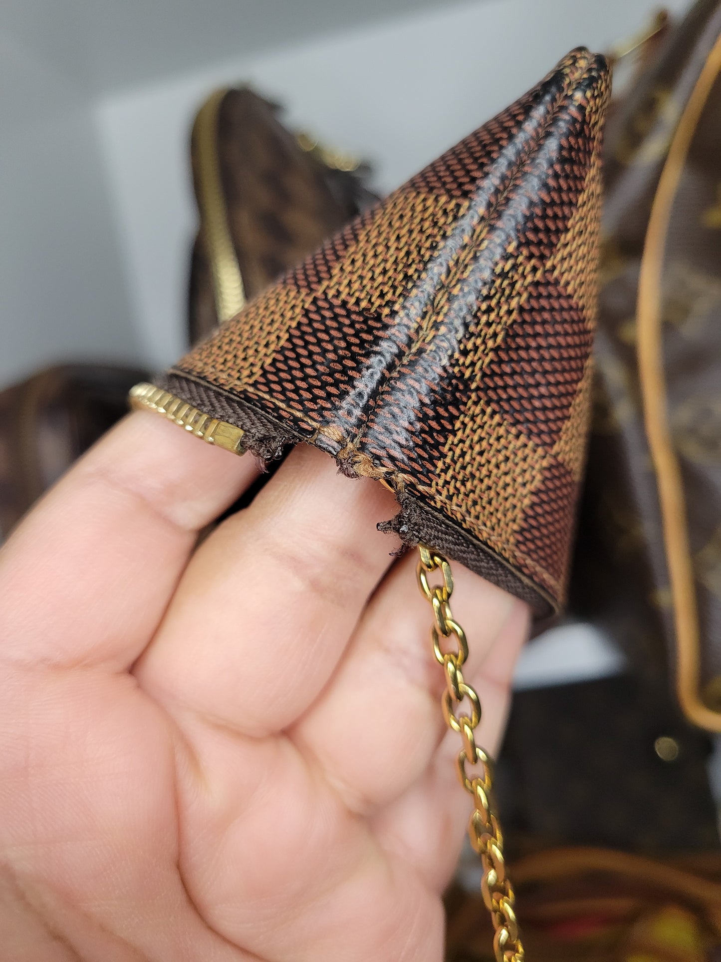 Louis Vuitton Damier Ebene Key Pouch SD0251