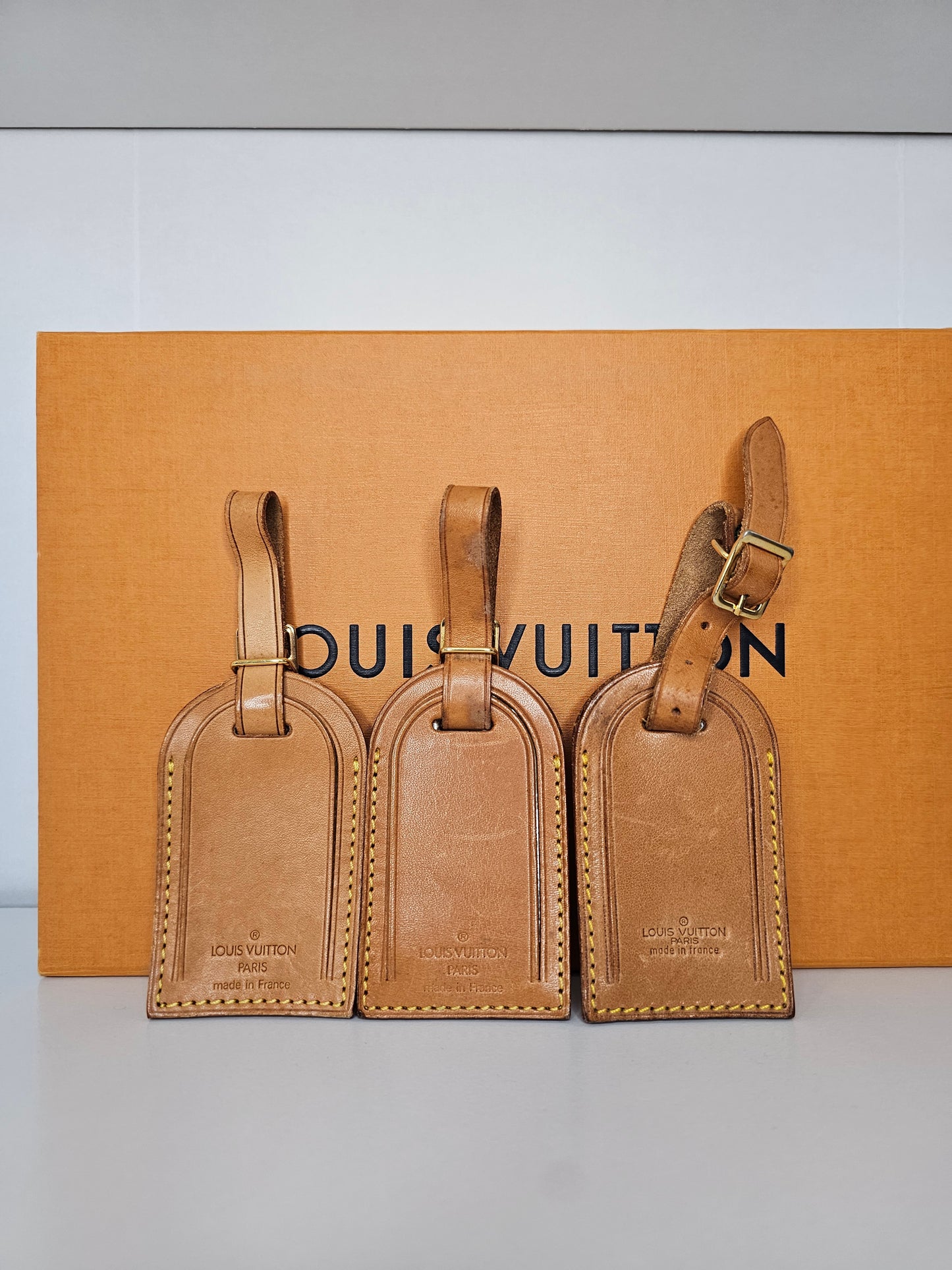 Louis Vuitton Large Luggage Tag (3) Bundle B1