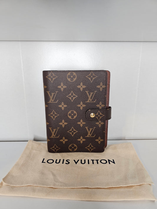Louis Vuitton Monogram Agenda MM with Inserts 💾