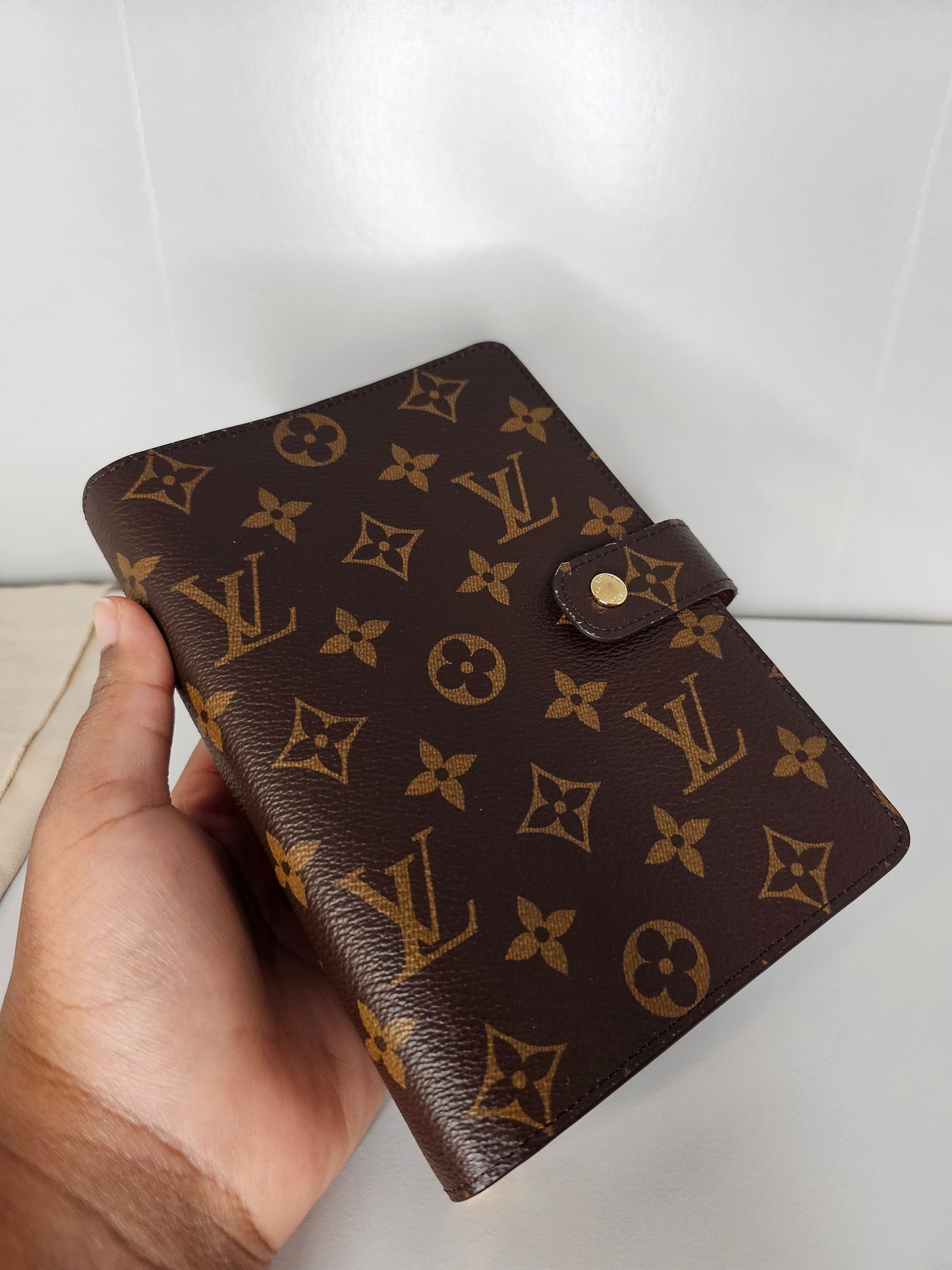 Louis Vuitton Monogram Agenda MM with Inserts 💾