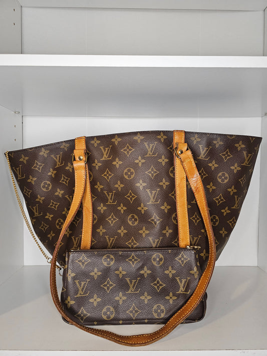 Louis Vuitton Sac Shopping Tote w / Pouch NO1910
