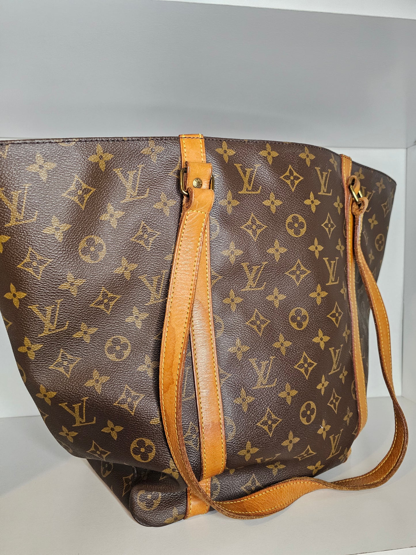 Louis Vuitton Sac Shopping Tote w / Pouch NO1910