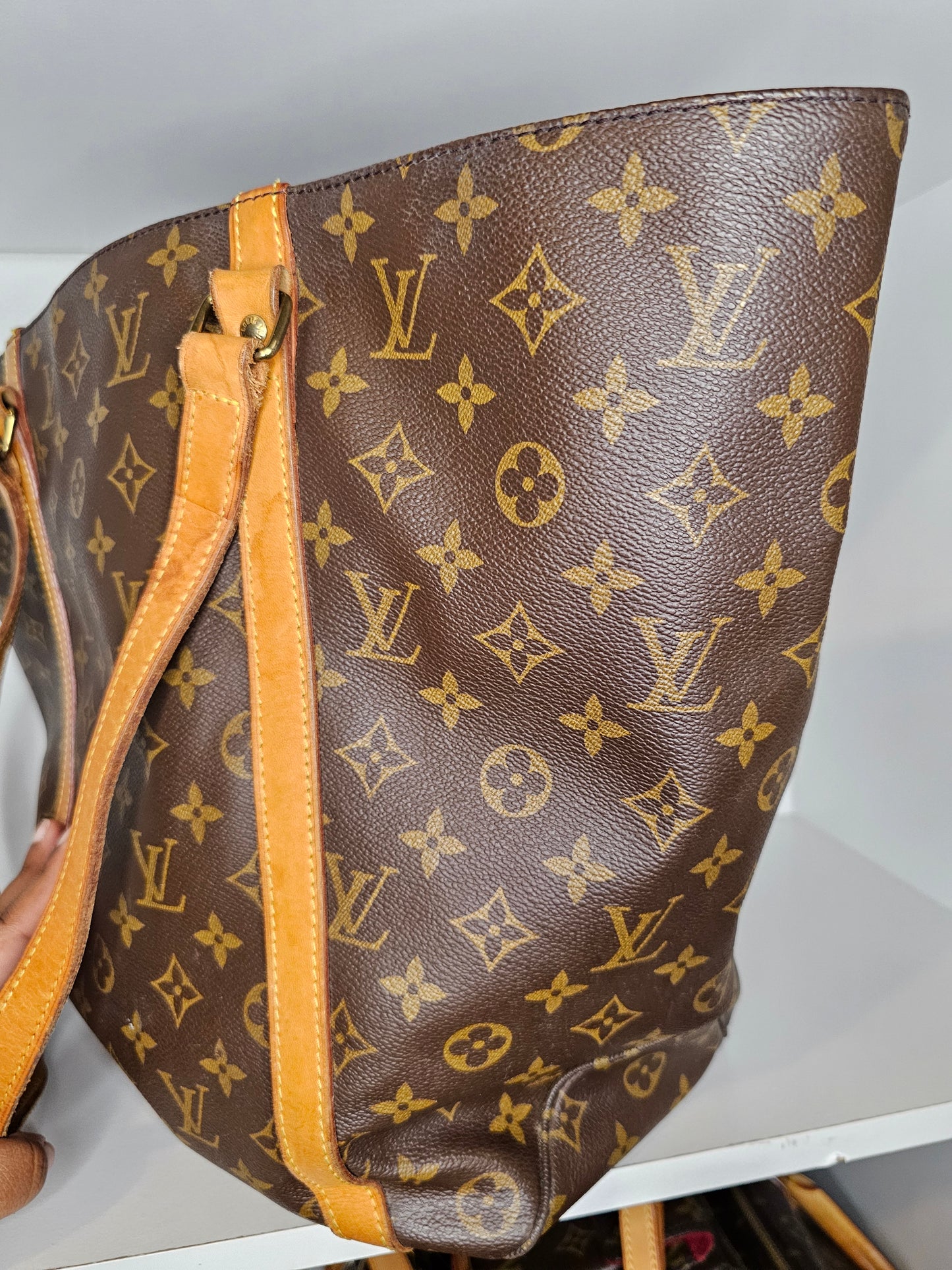 Louis Vuitton Sac Shopping Tote w / Pouch NO1910