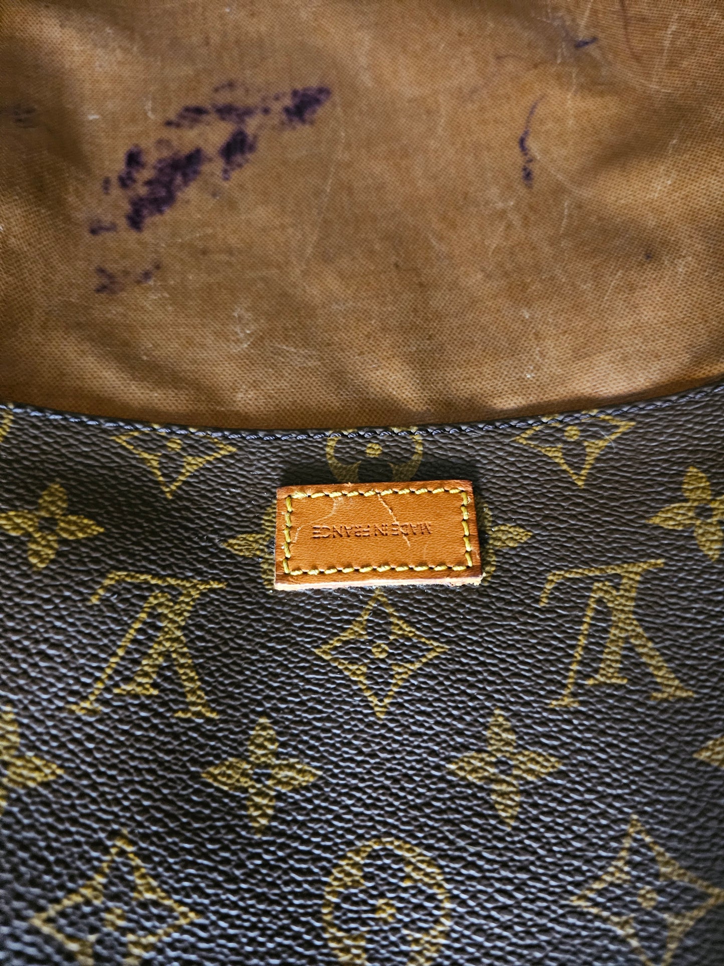 Louis Vuitton Sac Shopping Tote w / Pouch NO1910