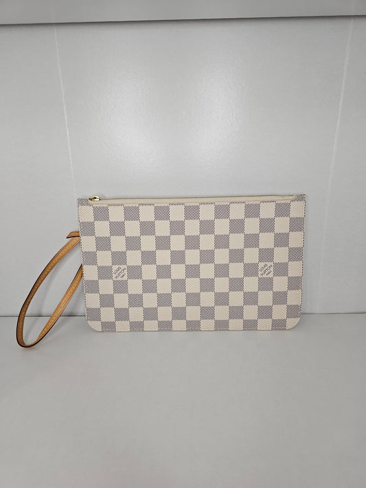 Louis Vuitton Damier Azur Neverfull Pochette MM/GM SD2166