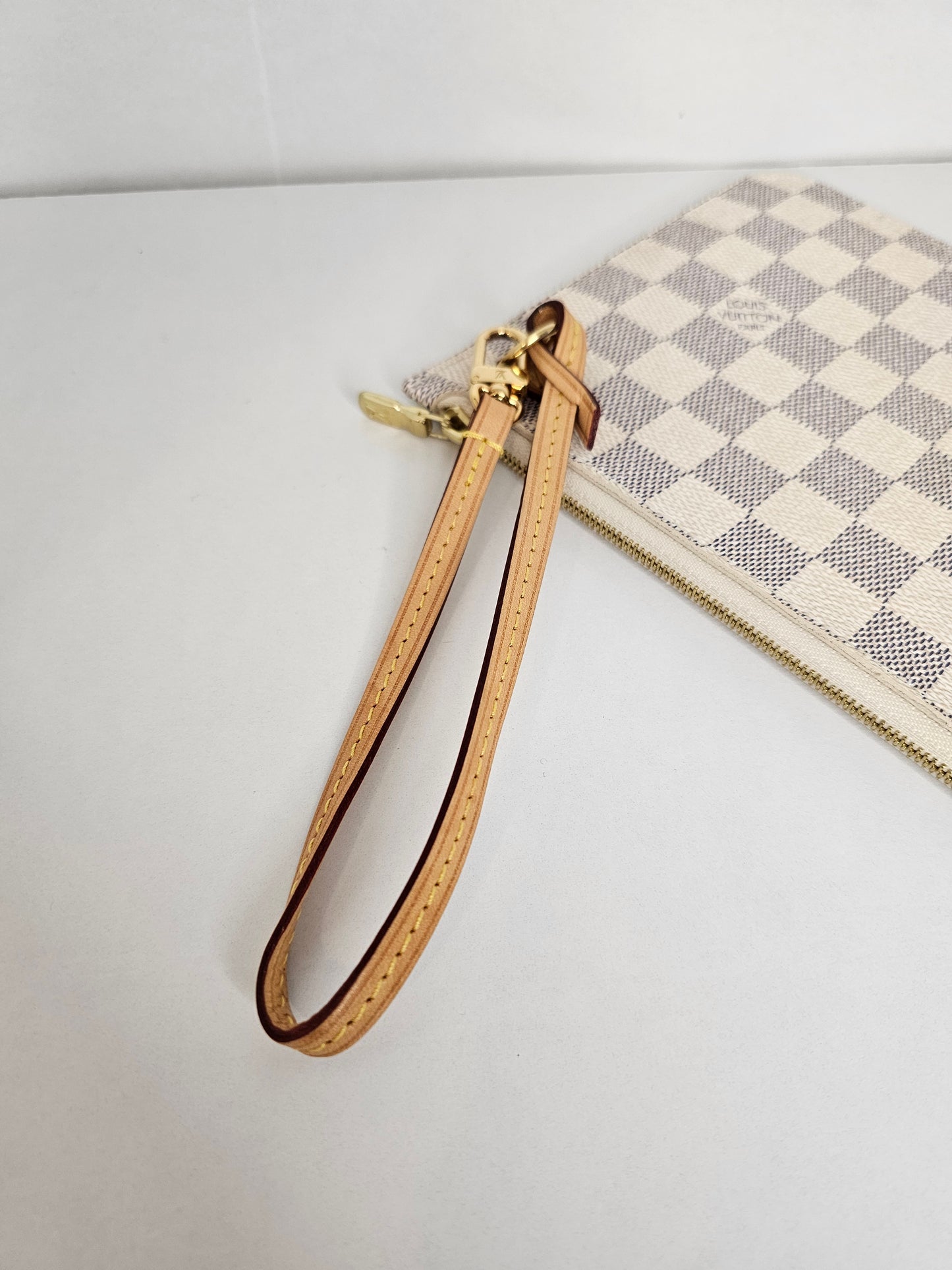 Louis Vuitton Damier Azur Neverfull Pochette MM/GM SD2166