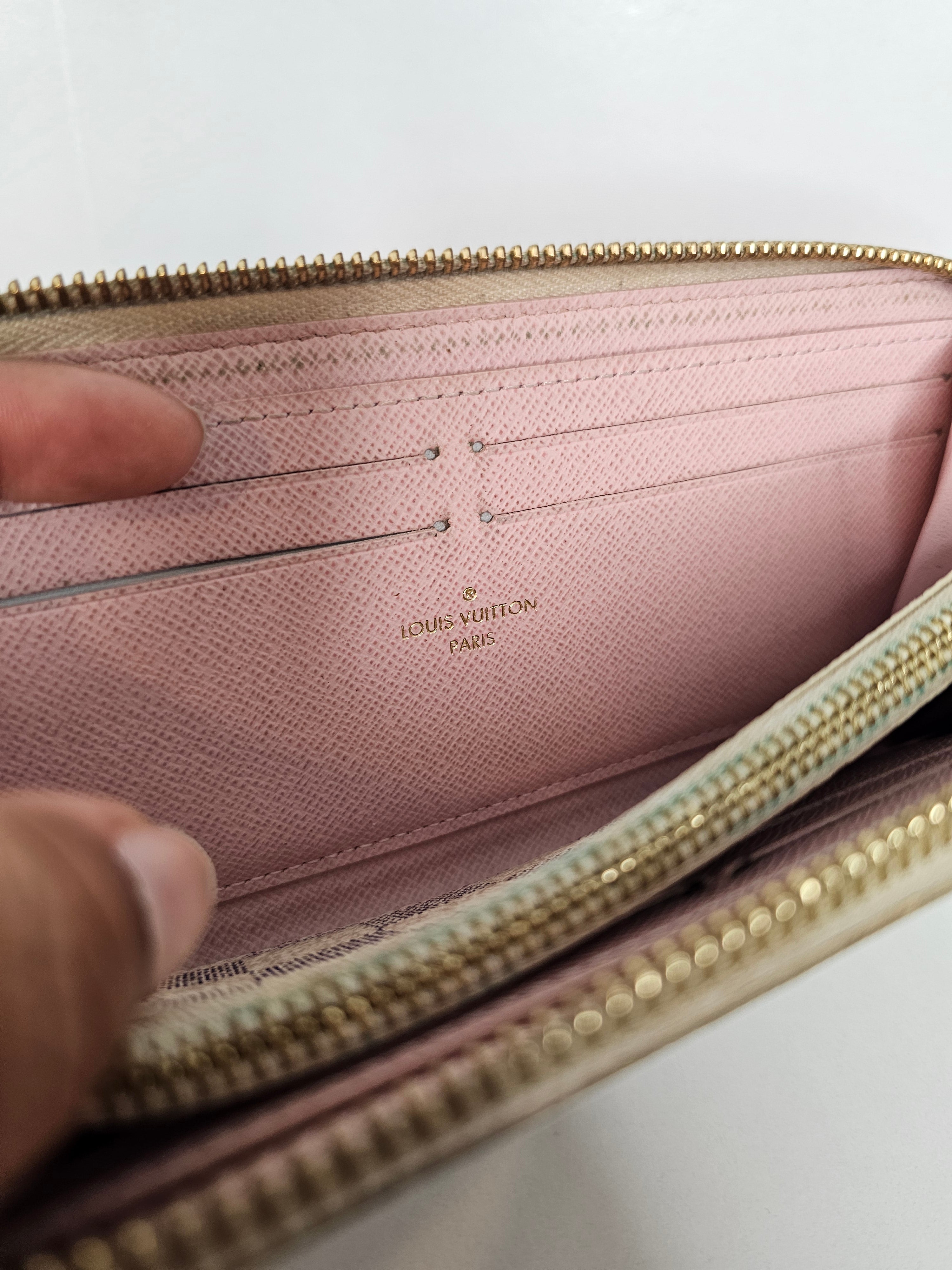 Louis Vuitton Damier Azur Clemence Wallet SD4158 – Liyah's Luxuries