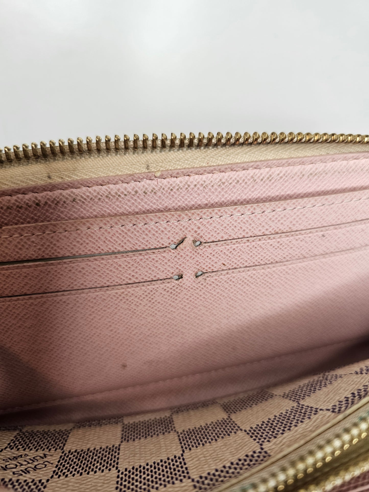 Louis Vuitton Damier Azur Clemence Wallet SD4158