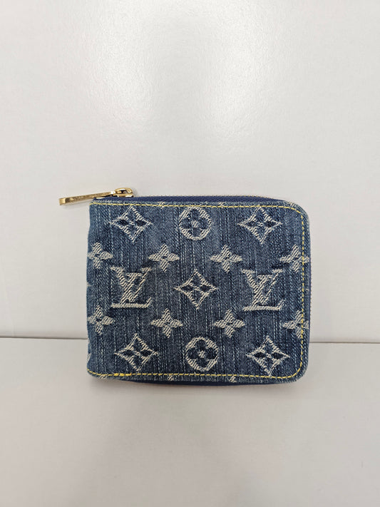 Louis Vuitton Vintage Denim Compact Wallet TH2047