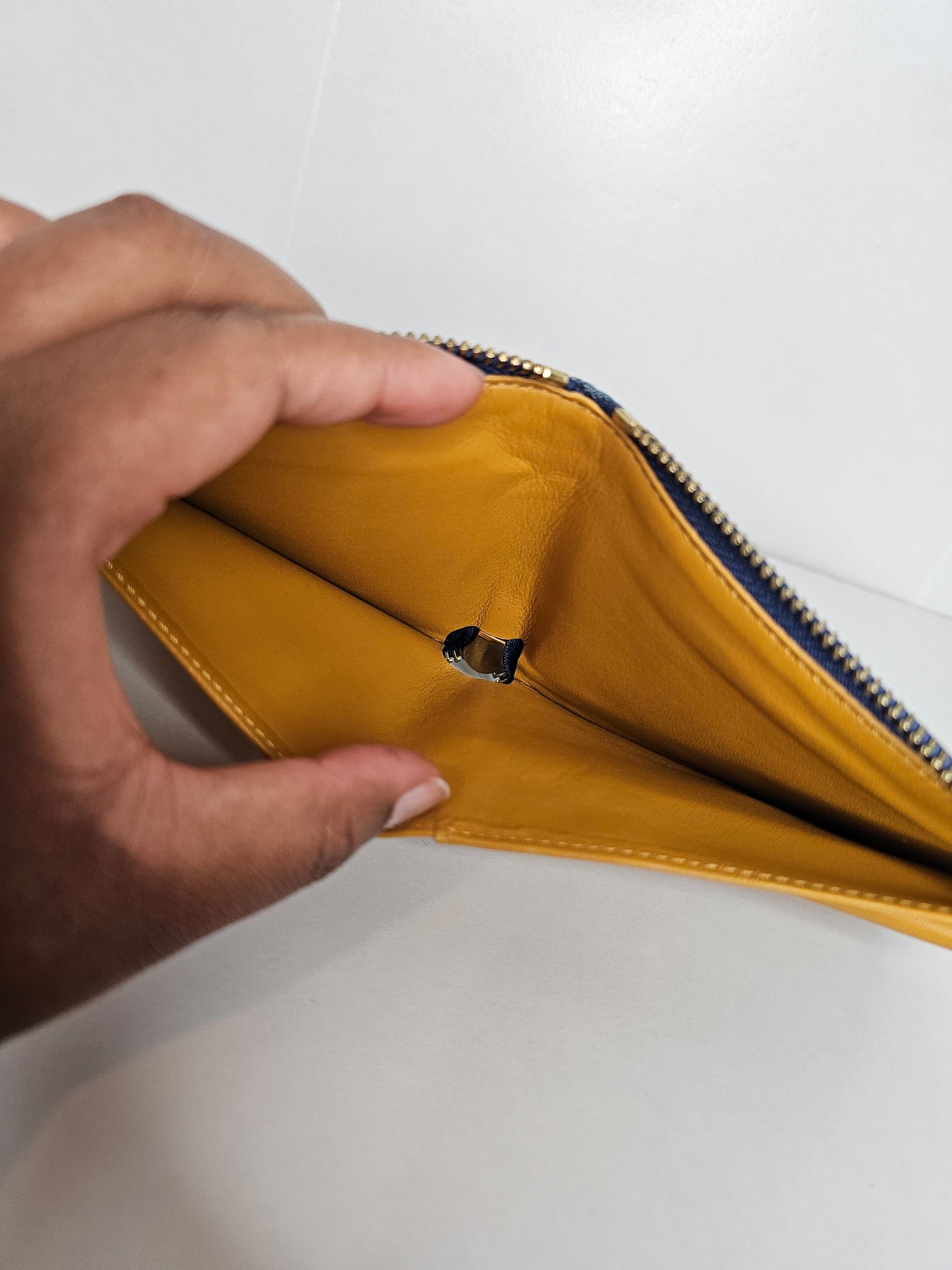 Louis Vuitton Vintage Denim Compact Wallet TH2047