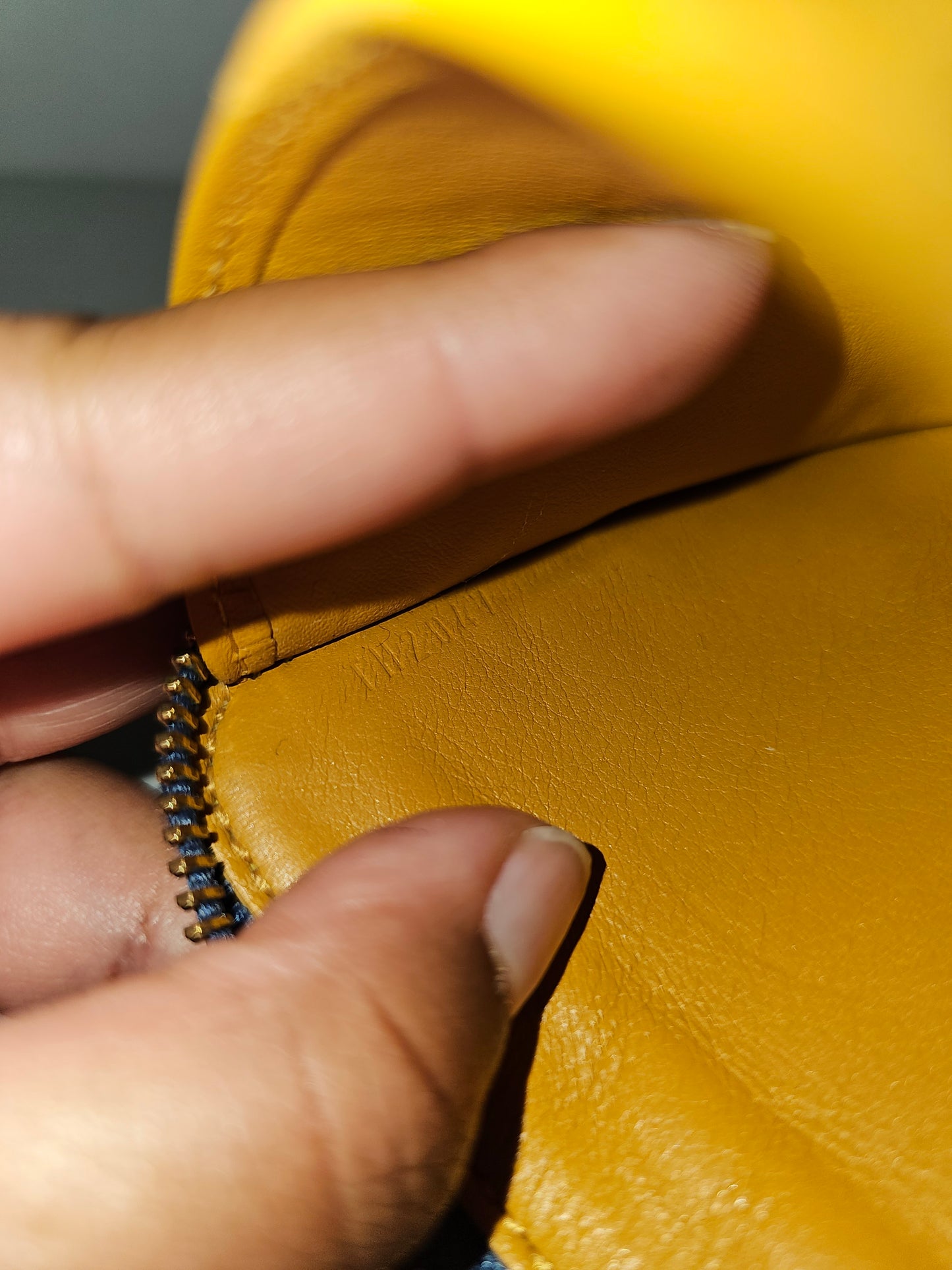 Louis Vuitton Vintage Denim Compact Wallet TH2047