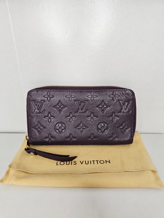Louis Vuitton Purple Secret Empreinte Zippy Wallet SP5101