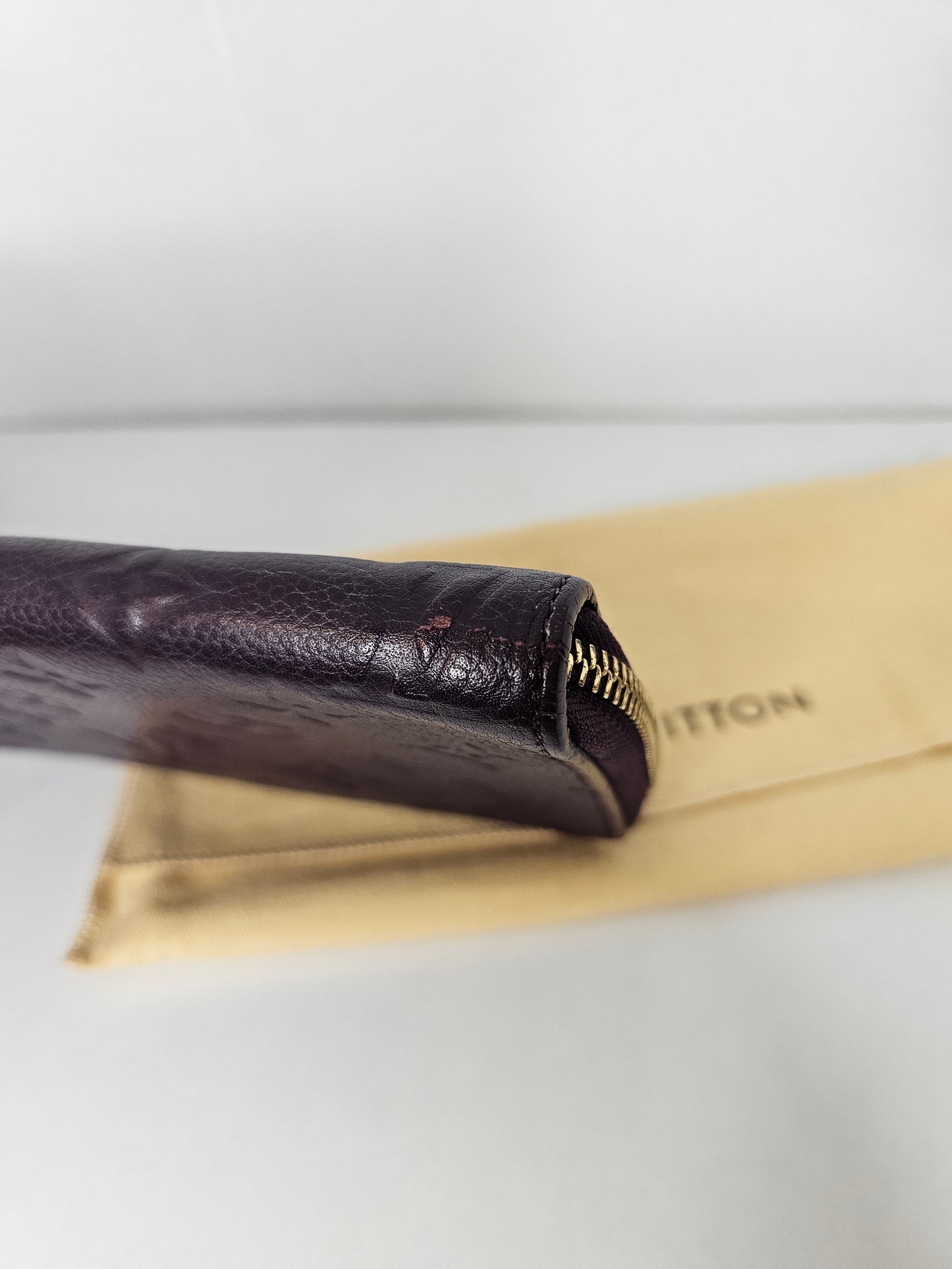 Louis Vuitton Purple Secret Empreinte Zippy Wallet SP5101