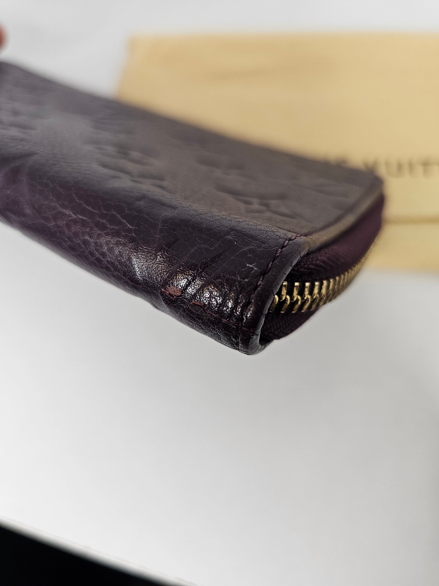 Louis Vuitton Purple Secret Empreinte Zippy Wallet SP5101