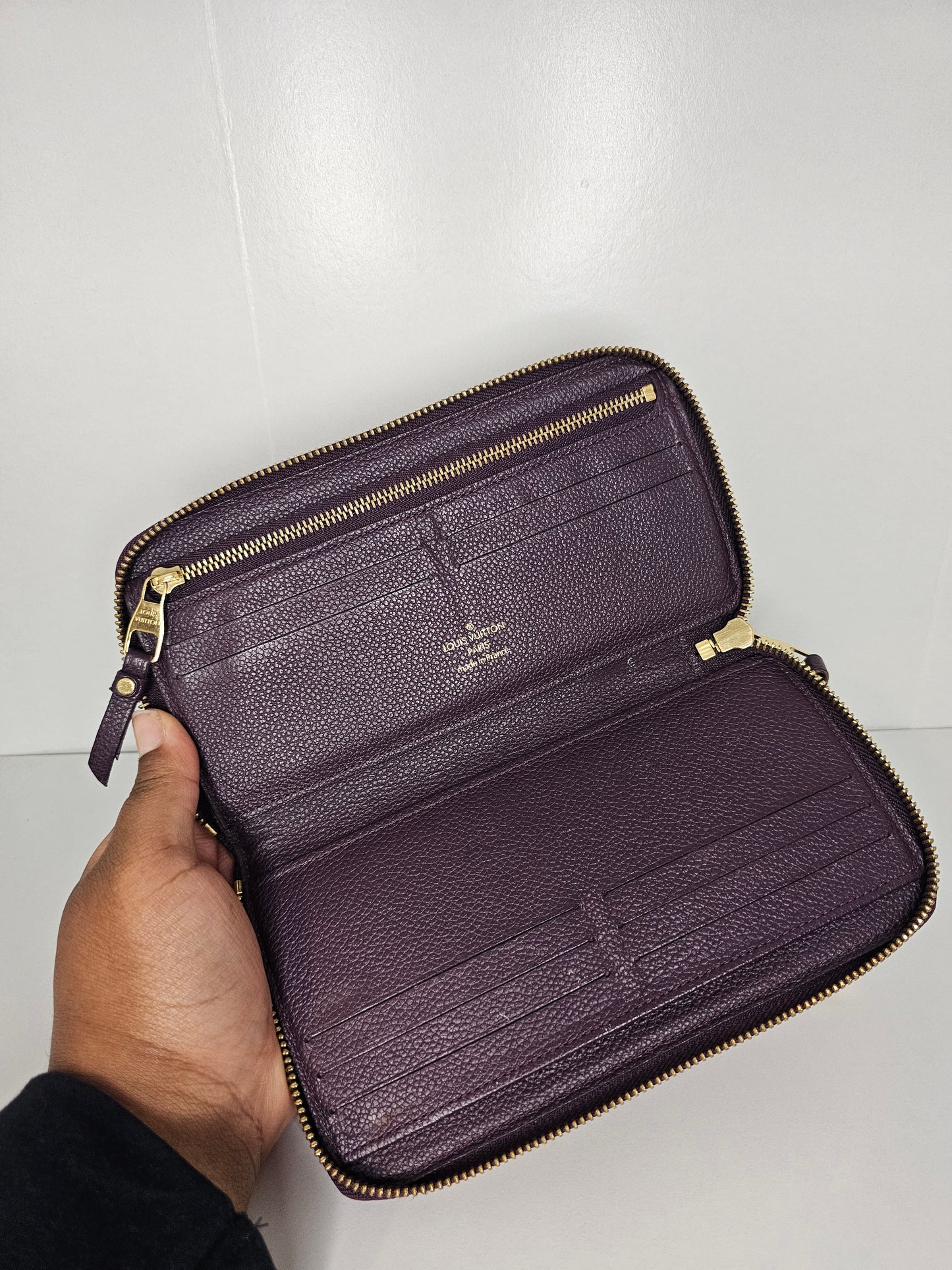Louis Vuitton Purple Secret Empreinte Zippy Wallet SP5101