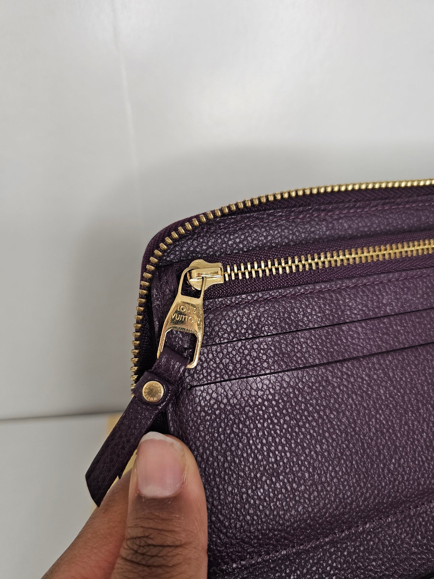 Louis Vuitton Purple Secret Empreinte Zippy Wallet SP5101