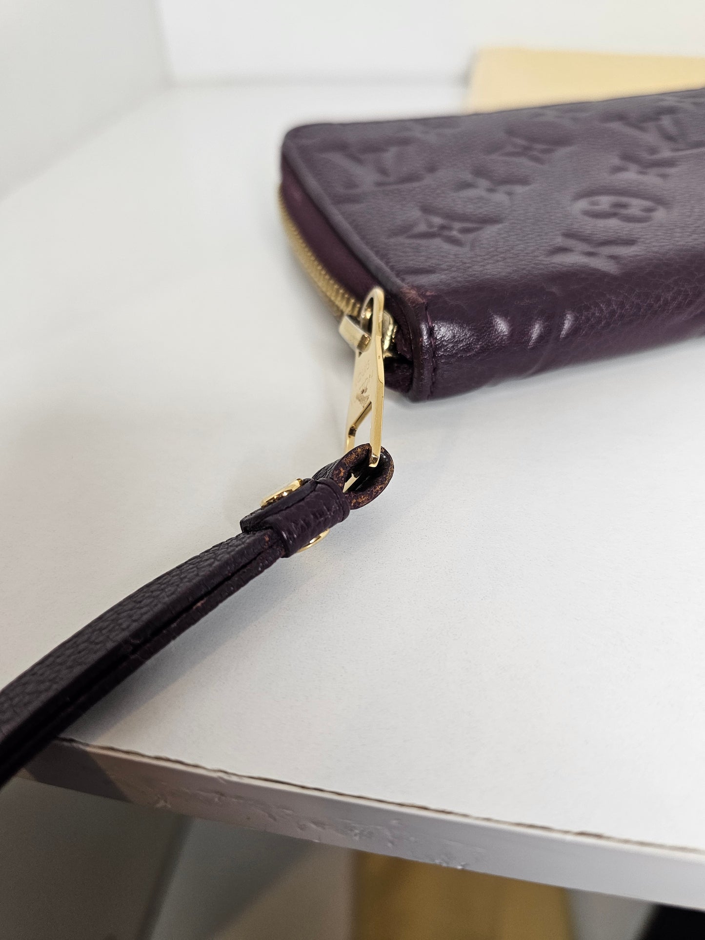 Louis Vuitton Purple Secret Empreinte Zippy Wallet SP5101