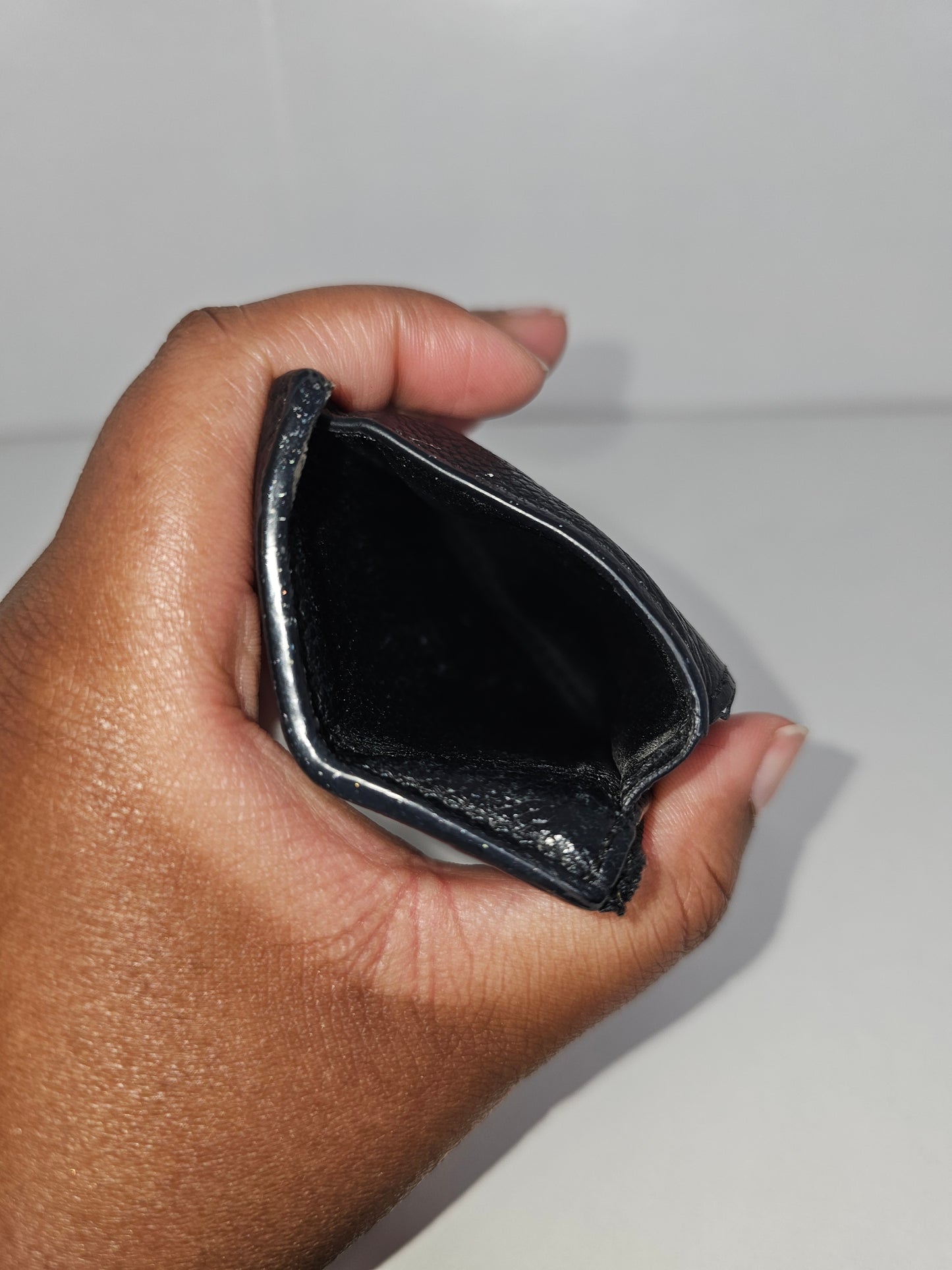 Louis Vuitton Black Empreinte Zip Card Holder FH0231