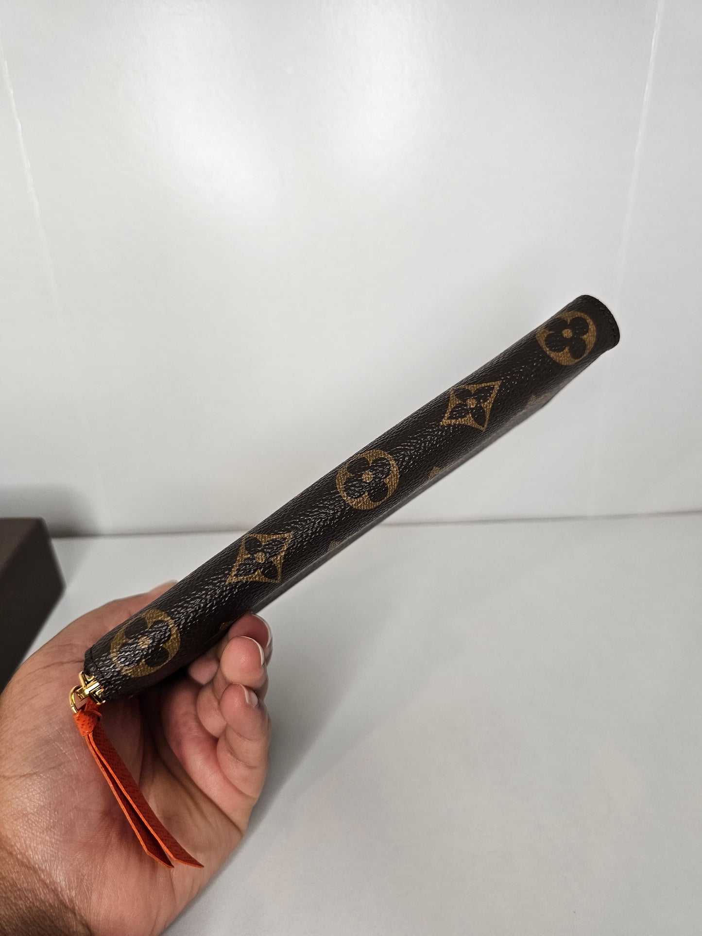 Louis Vuitton Orange Monogram Clemence MI2184