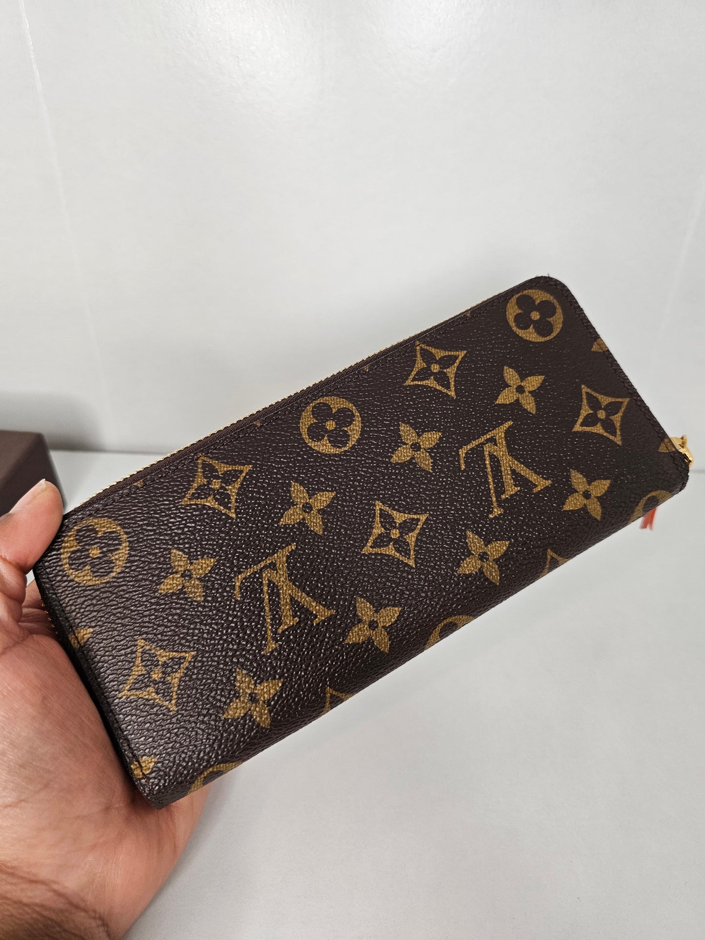 Louis Vuitton Orange Monogram Clemence MI2184