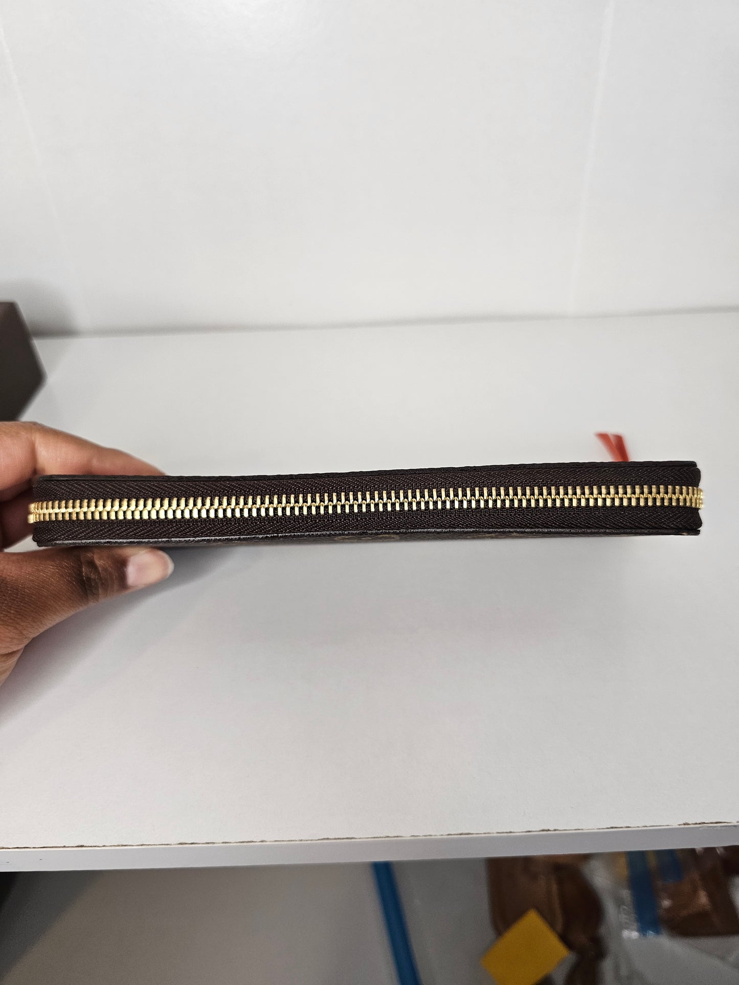 Louis Vuitton Orange Monogram Clemence MI2184