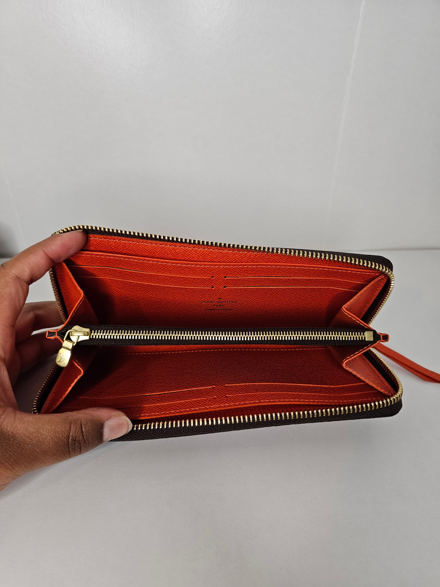 Louis Vuitton Orange Monogram Clemence MI2184