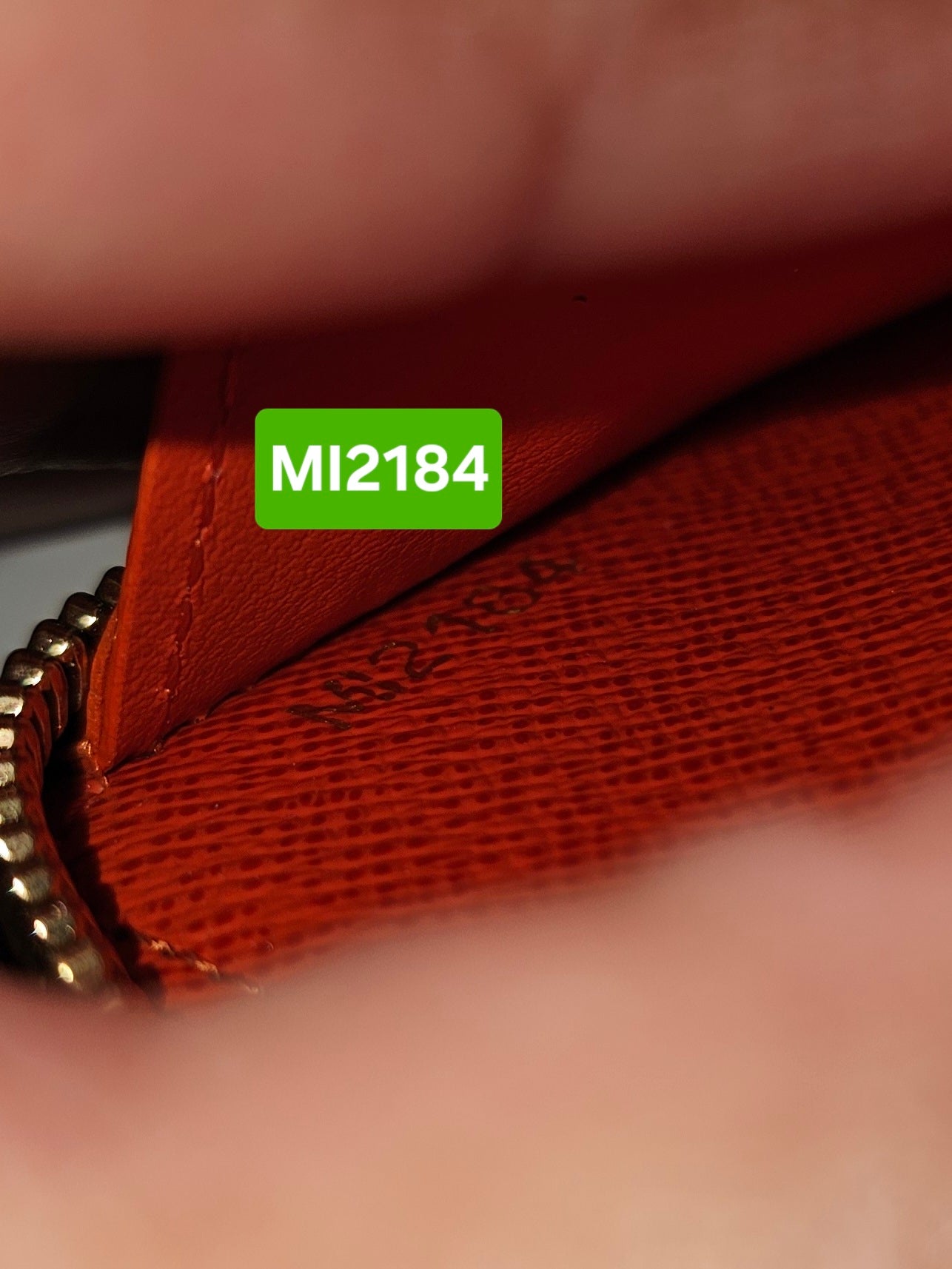 Louis Vuitton Orange Monogram Clemence MI2184