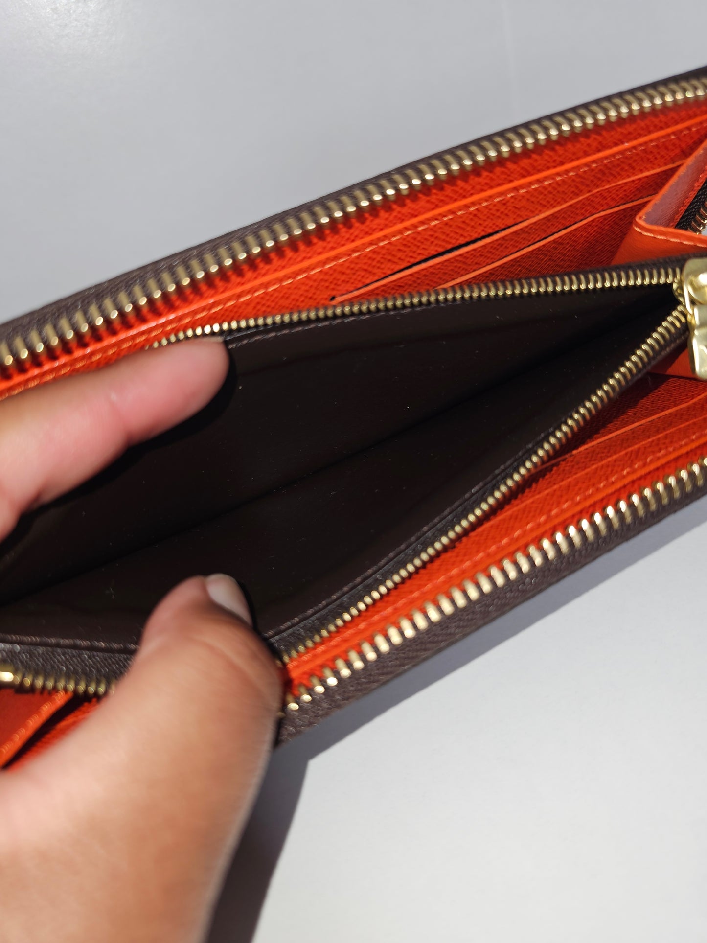 Louis Vuitton Orange Monogram Clemence MI2184