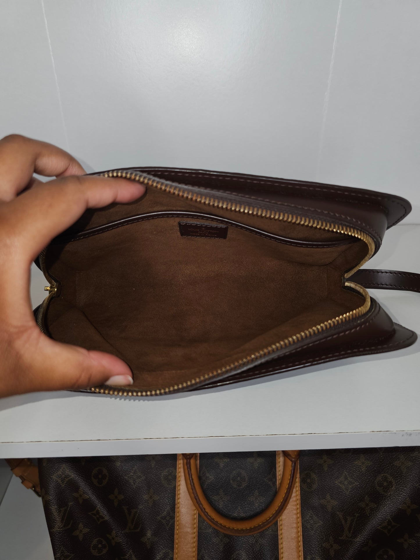 Louis Vuitton Damier Ebene Saint Louis Clutch FL0032