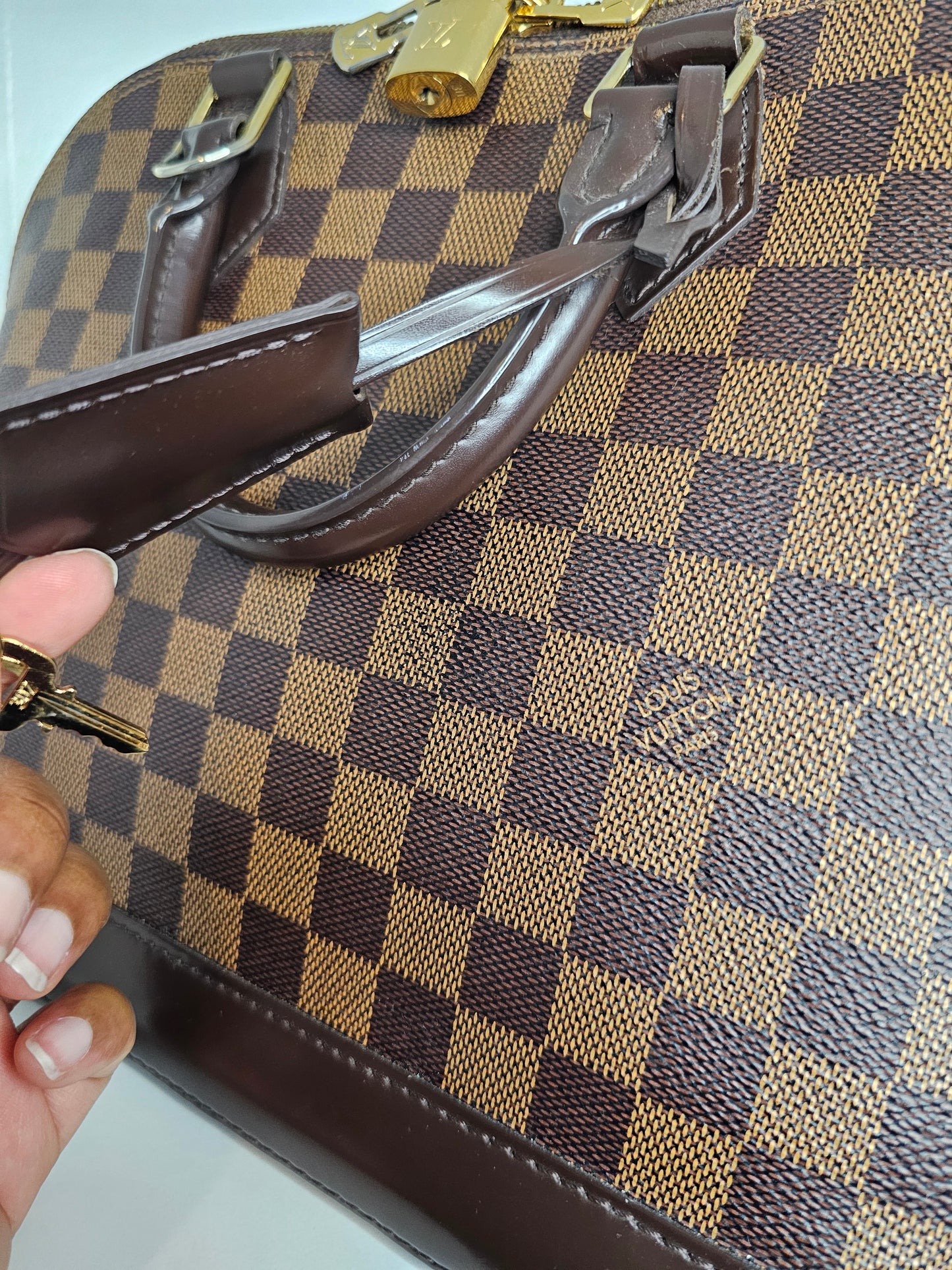 Louis Vuitton Damier Ebene Alma PM NM AR2126