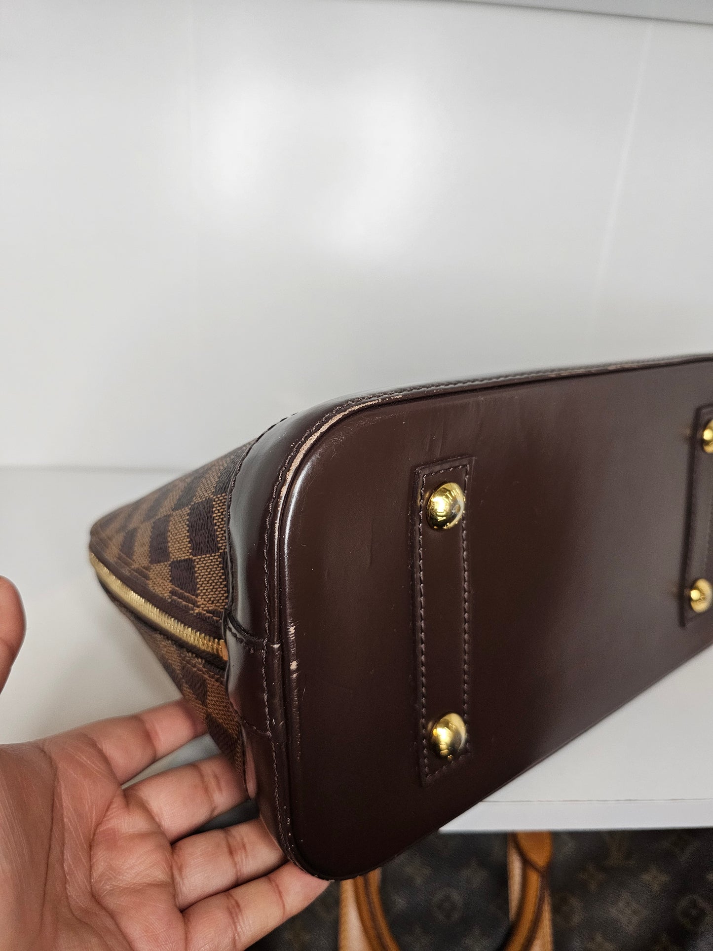 Louis Vuitton Damier Ebene Alma PM NM AR2126