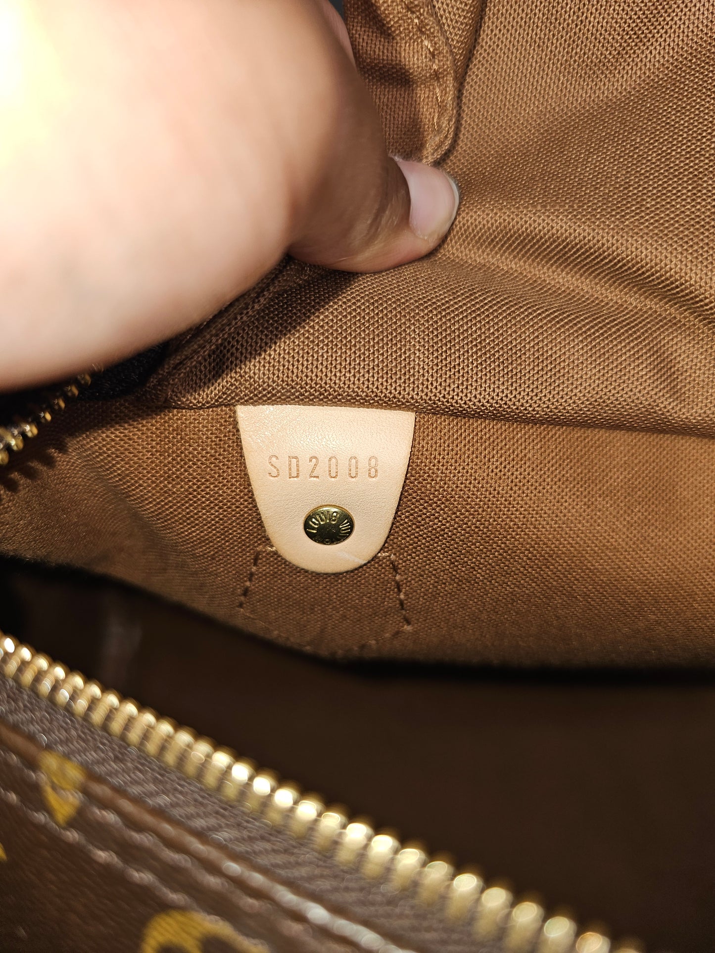 Louis Vuitton Monogram Speedy 30 SD2008