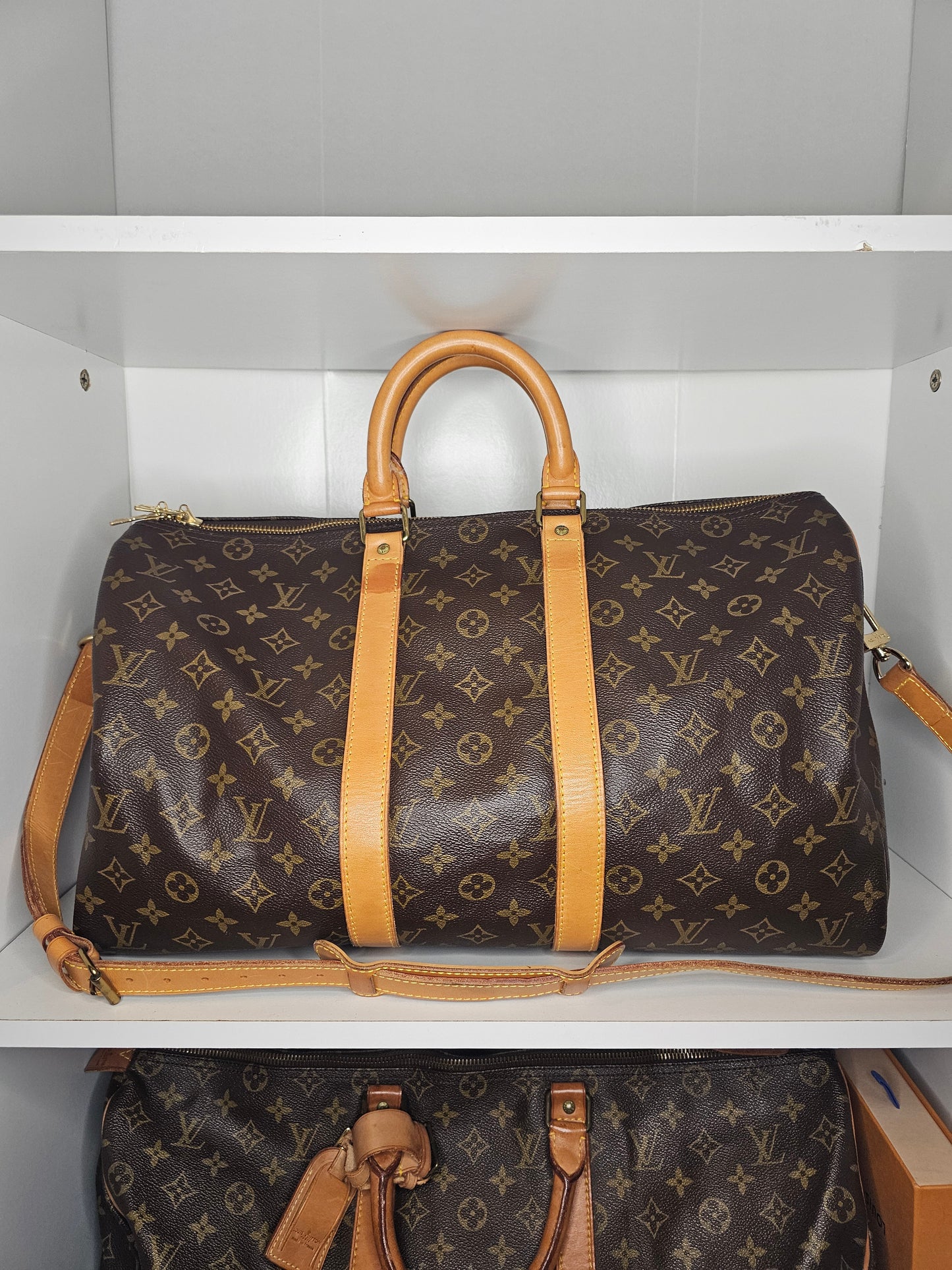 Louis Vuitton Monogram Vintage Keepall 45 Bandouliere FH0921